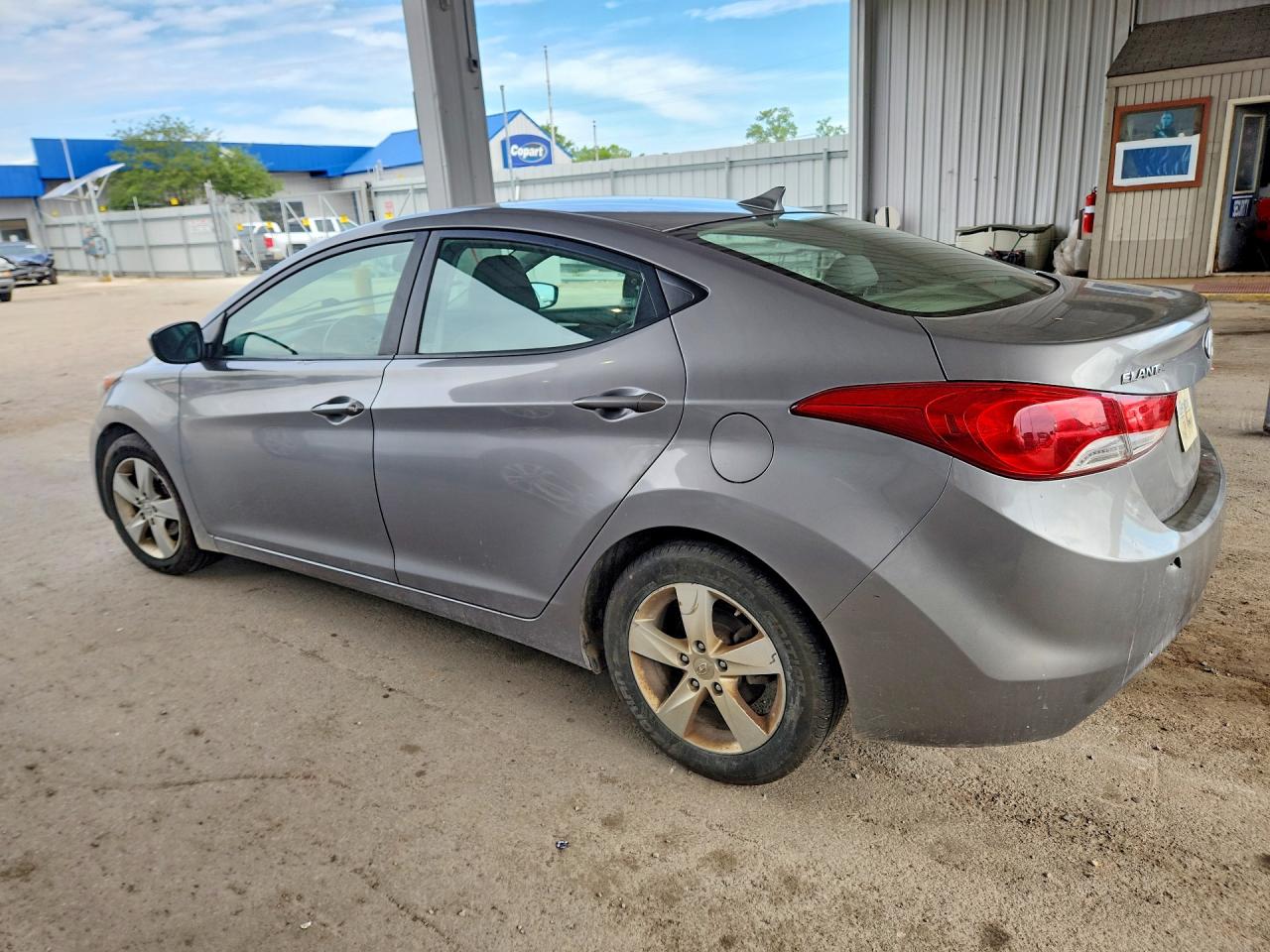 2011 Hyundai Elantra Gls Gray vin: KMHDH4AE0BU117127
