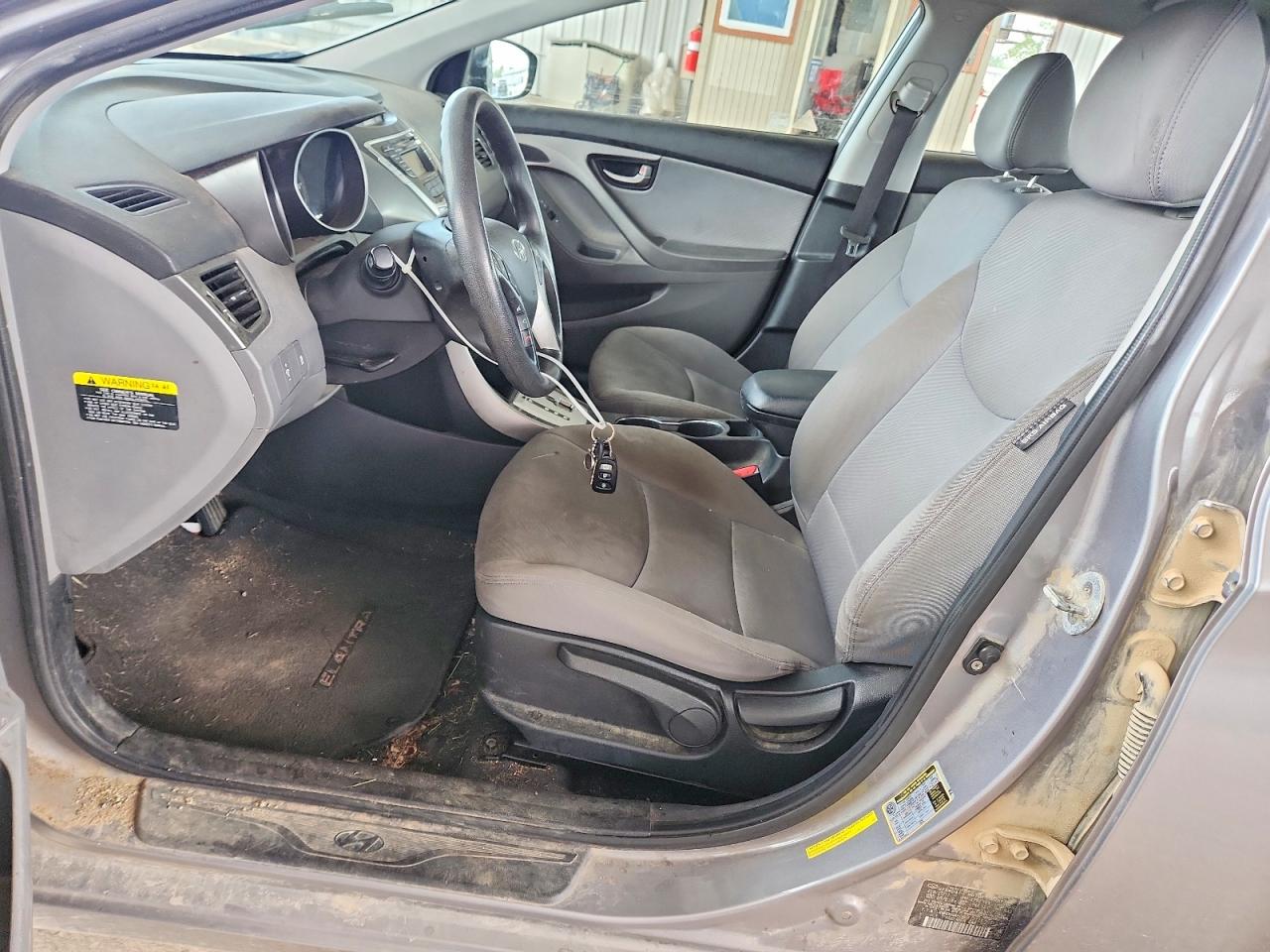 2011 Hyundai Elantra Gls Gray vin: KMHDH4AE0BU117127
