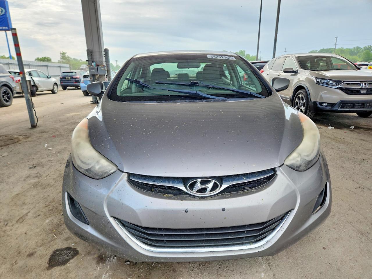 2011 Hyundai Elantra Gls Gray vin: KMHDH4AE0BU117127