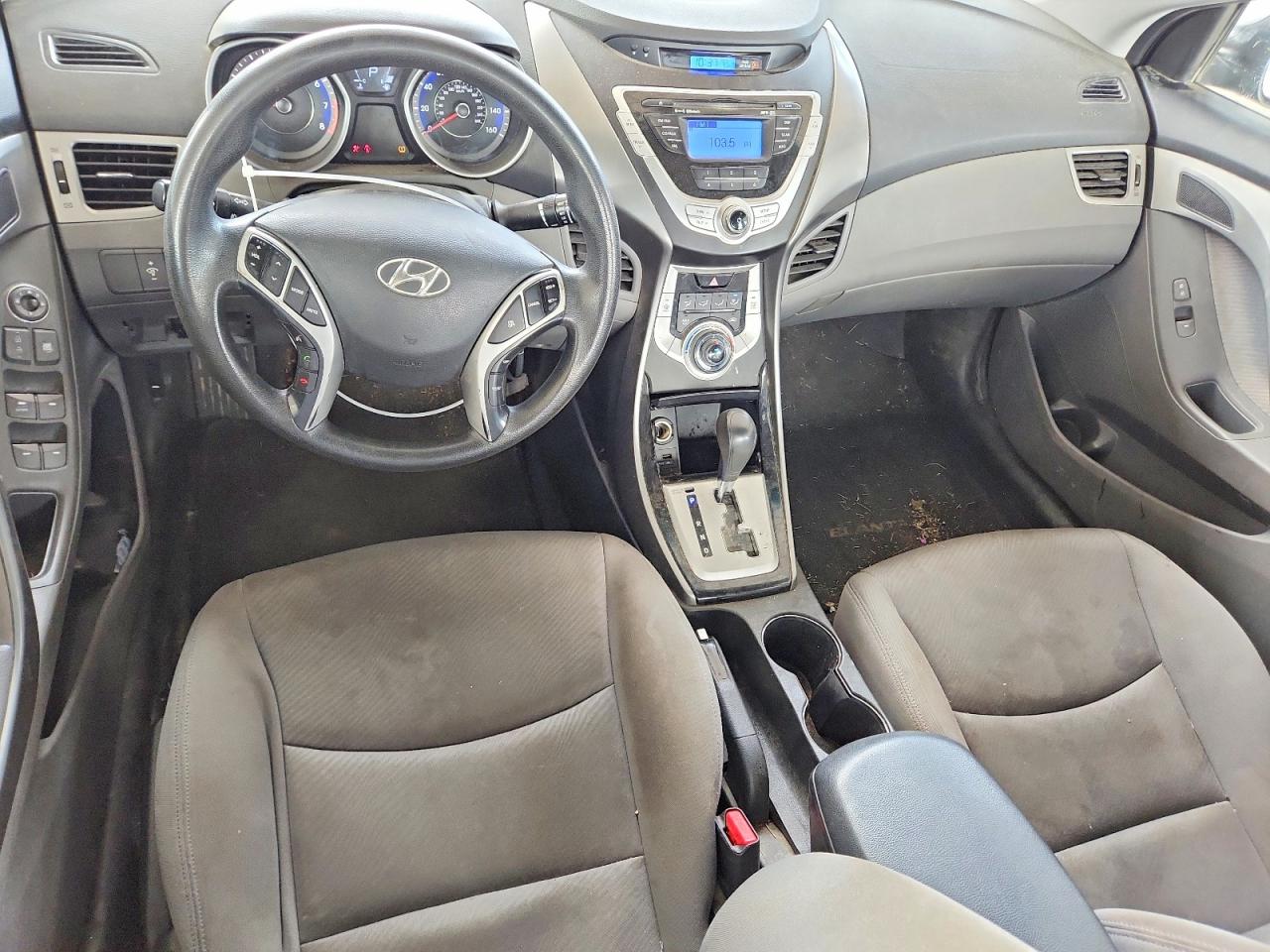 2011 Hyundai Elantra Gls Gray vin: KMHDH4AE0BU117127