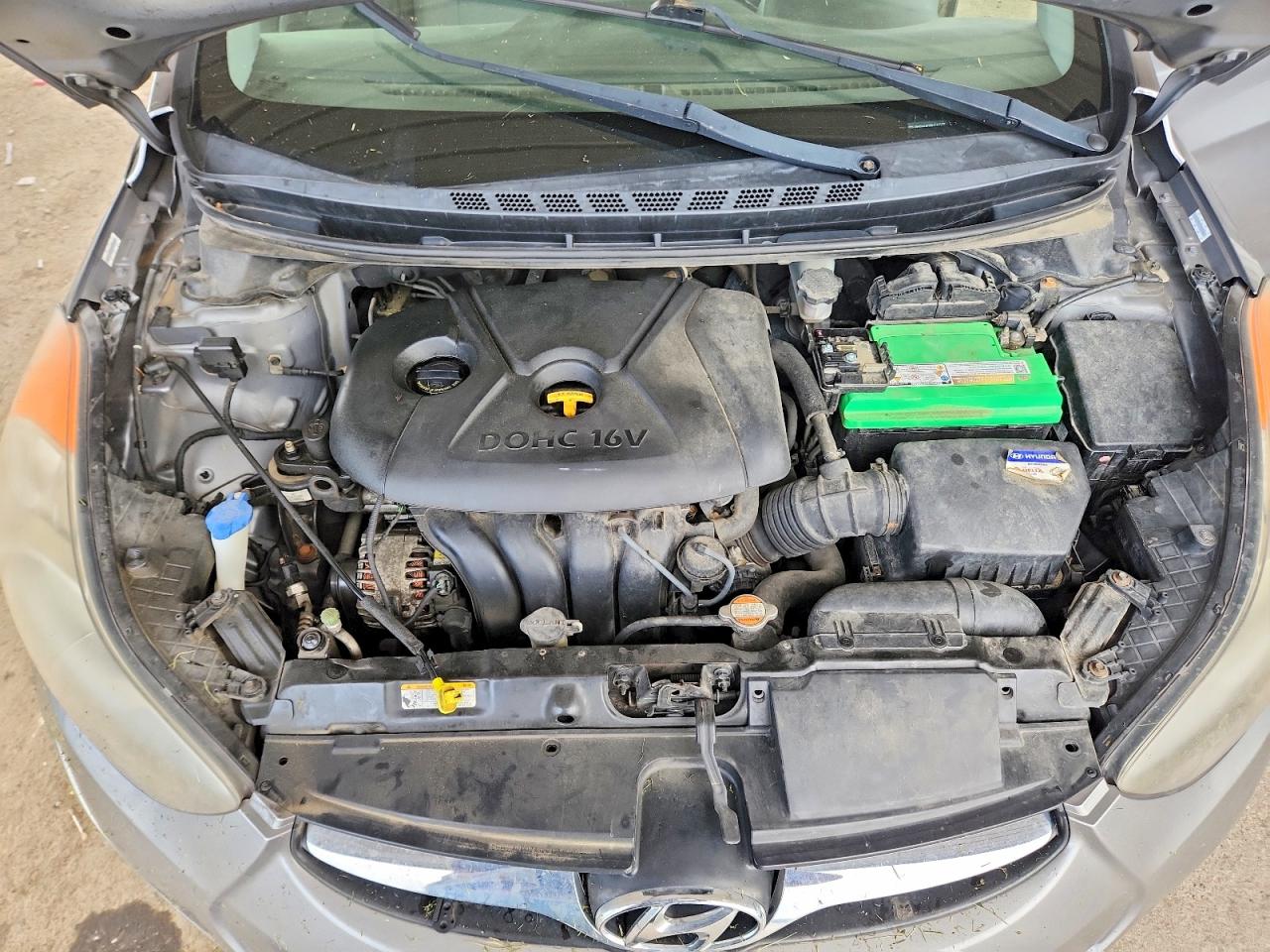 2011 Hyundai Elantra Gls Gray vin: KMHDH4AE0BU117127