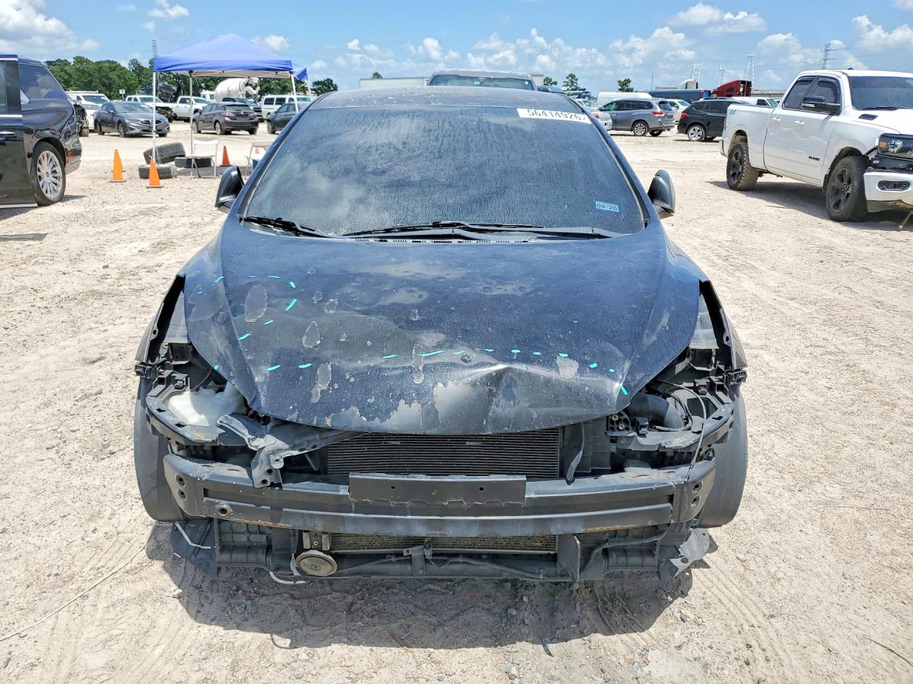 2011 Hyundai Elantra Gls Black vin: KMHDH4AE0BU124031