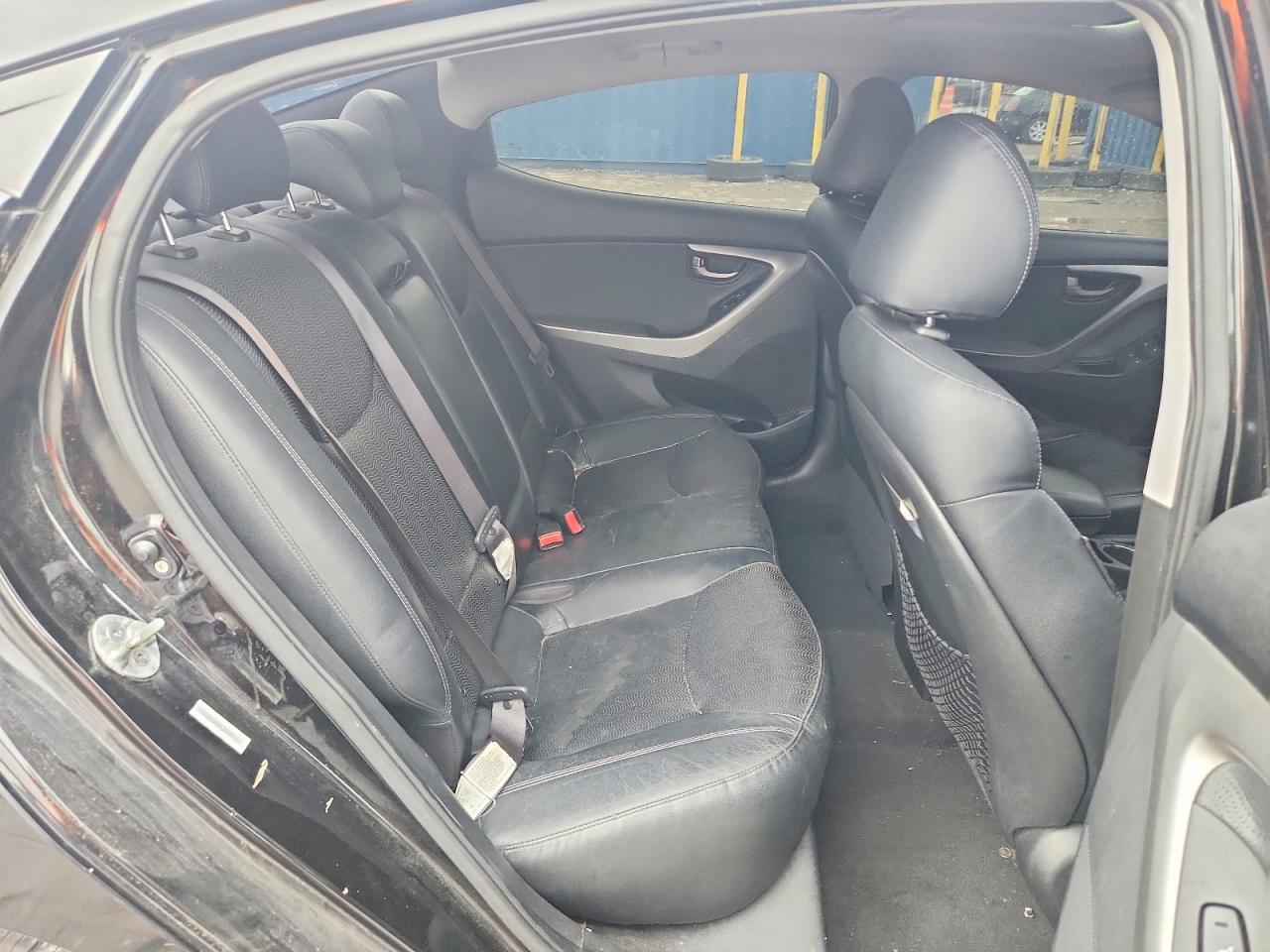 2011 Hyundai Elantra Limited Black vin: KMHDH4AE0BU128791