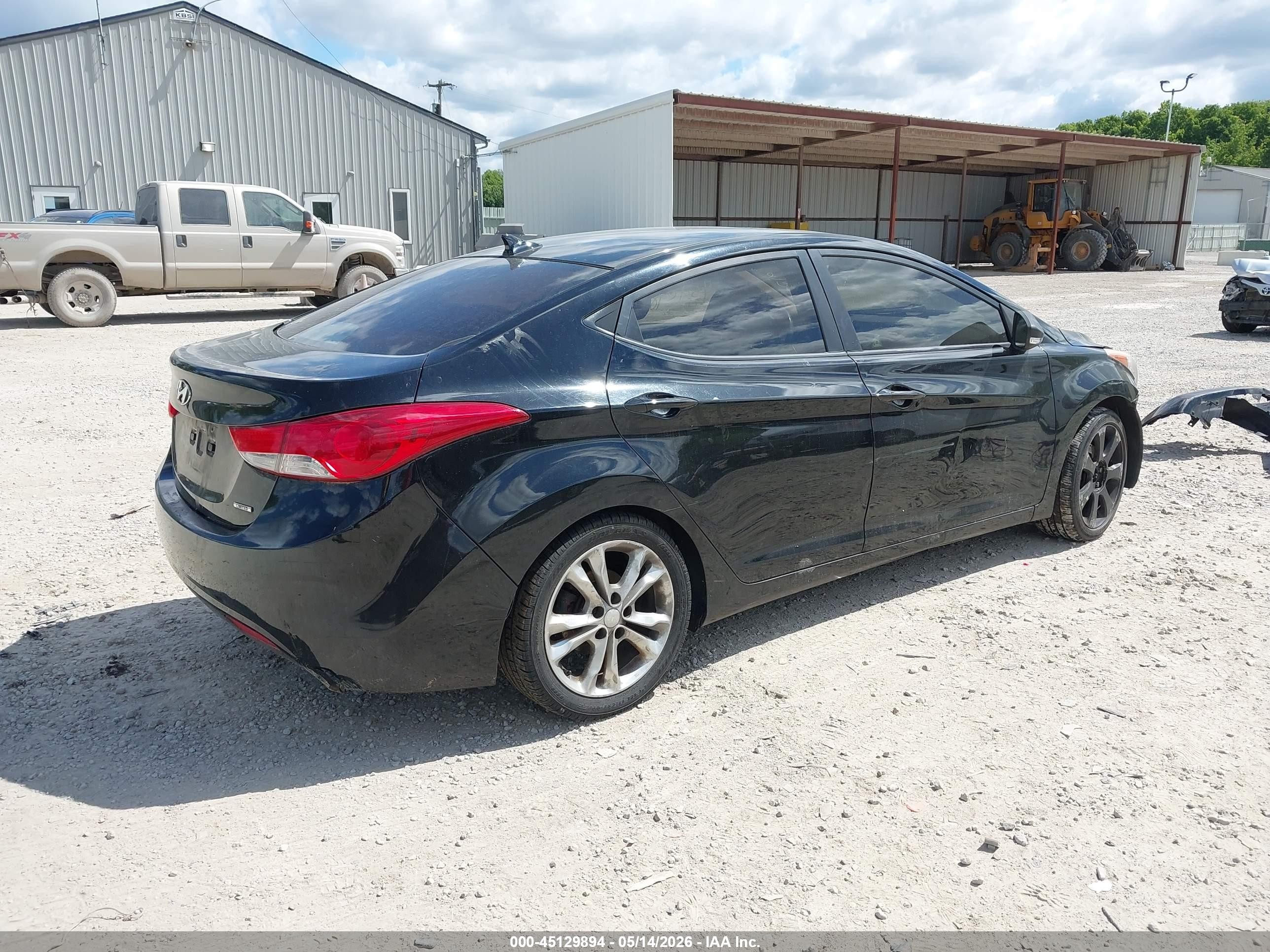 2011 Hyundai Elantra Limited (ulsan Plant) Black vin: KMHDH4AE0BU138804