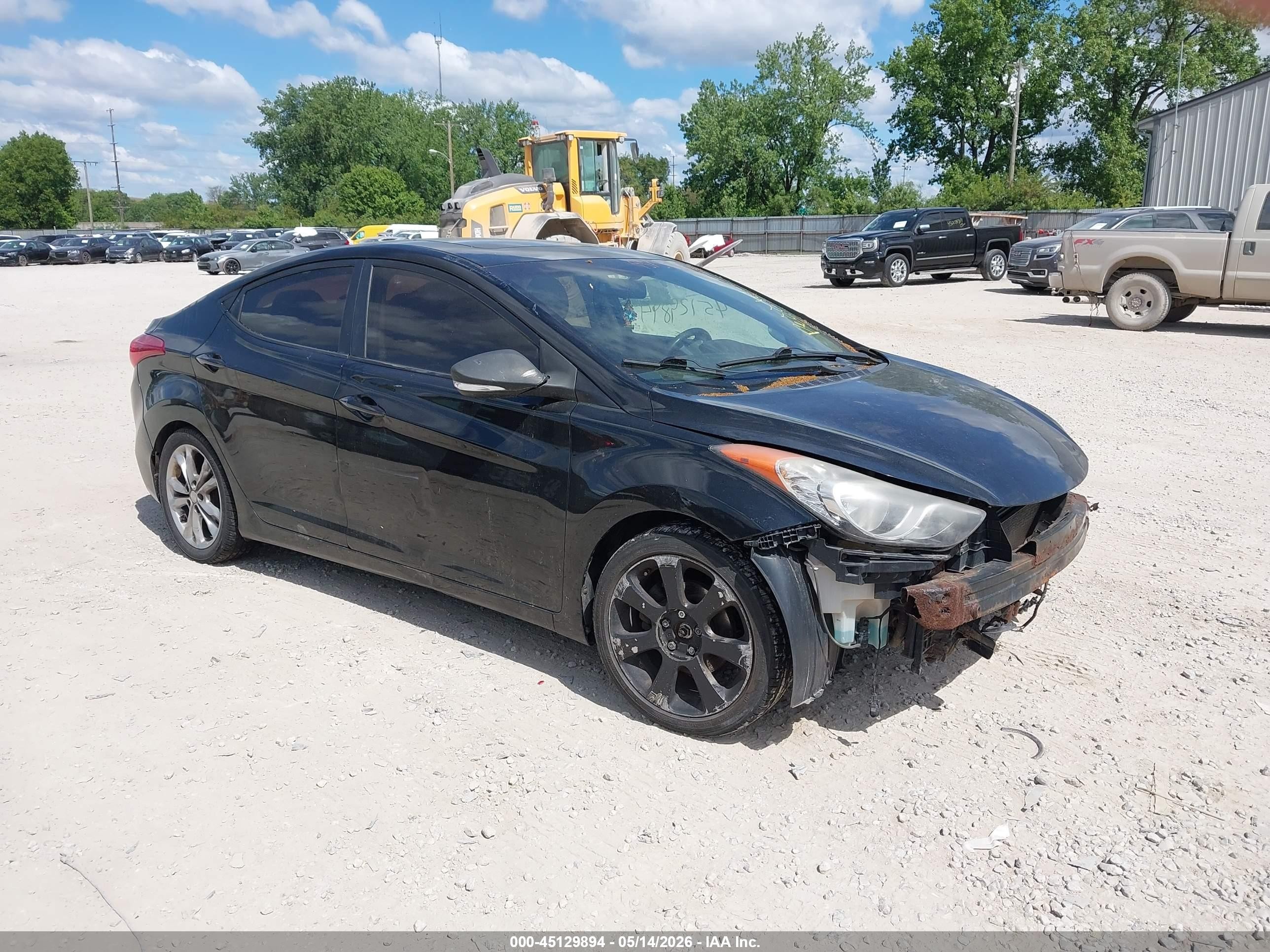 2011 Hyundai Elantra Limited (ulsan Plant) Black vin: KMHDH4AE0BU138804