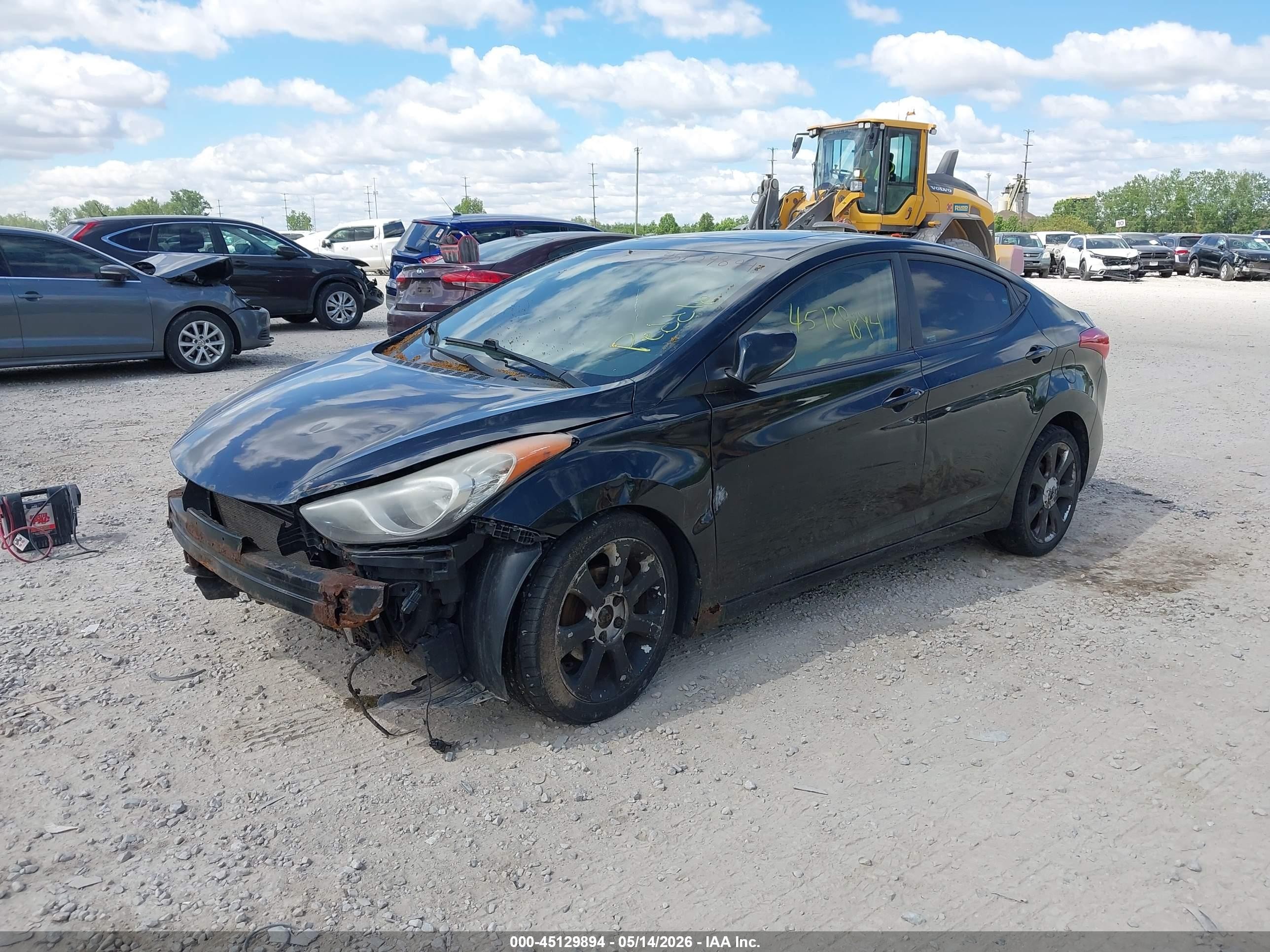 2011 Hyundai Elantra Limited (ulsan Plant) Black vin: KMHDH4AE0BU138804
