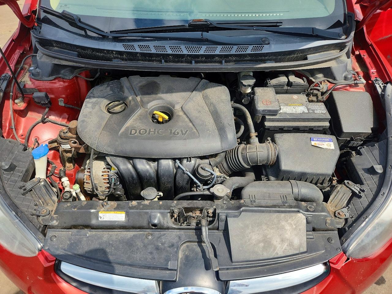 2011 Hyundai Elantra Gls Красный vin: KMHDH4AE0BU141766