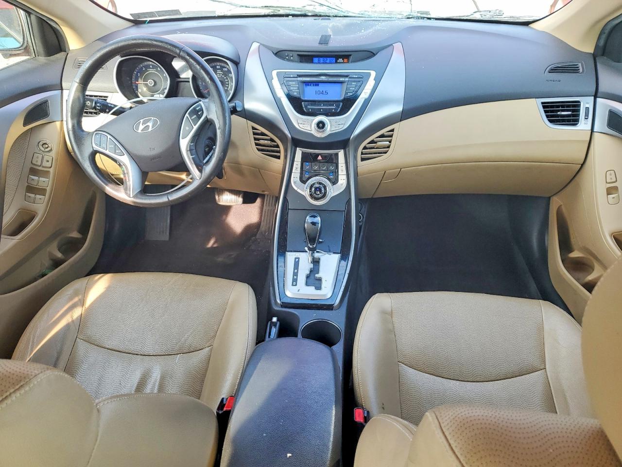 2011 Hyundai Elantra Limited Red vin: KMHDH4AE0BU159149