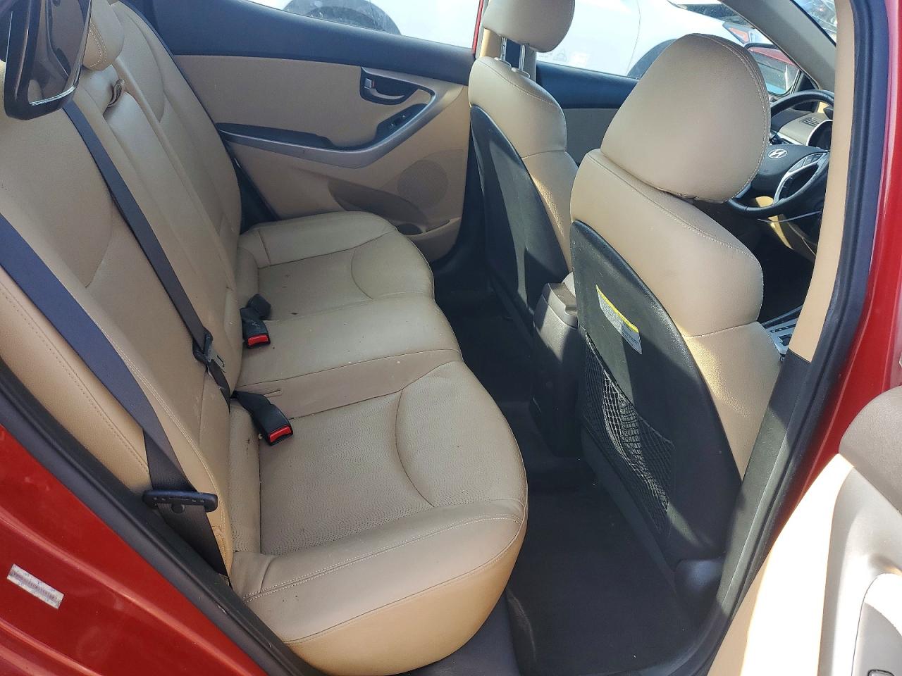 2011 Hyundai Elantra Limited Red vin: KMHDH4AE0BU159149