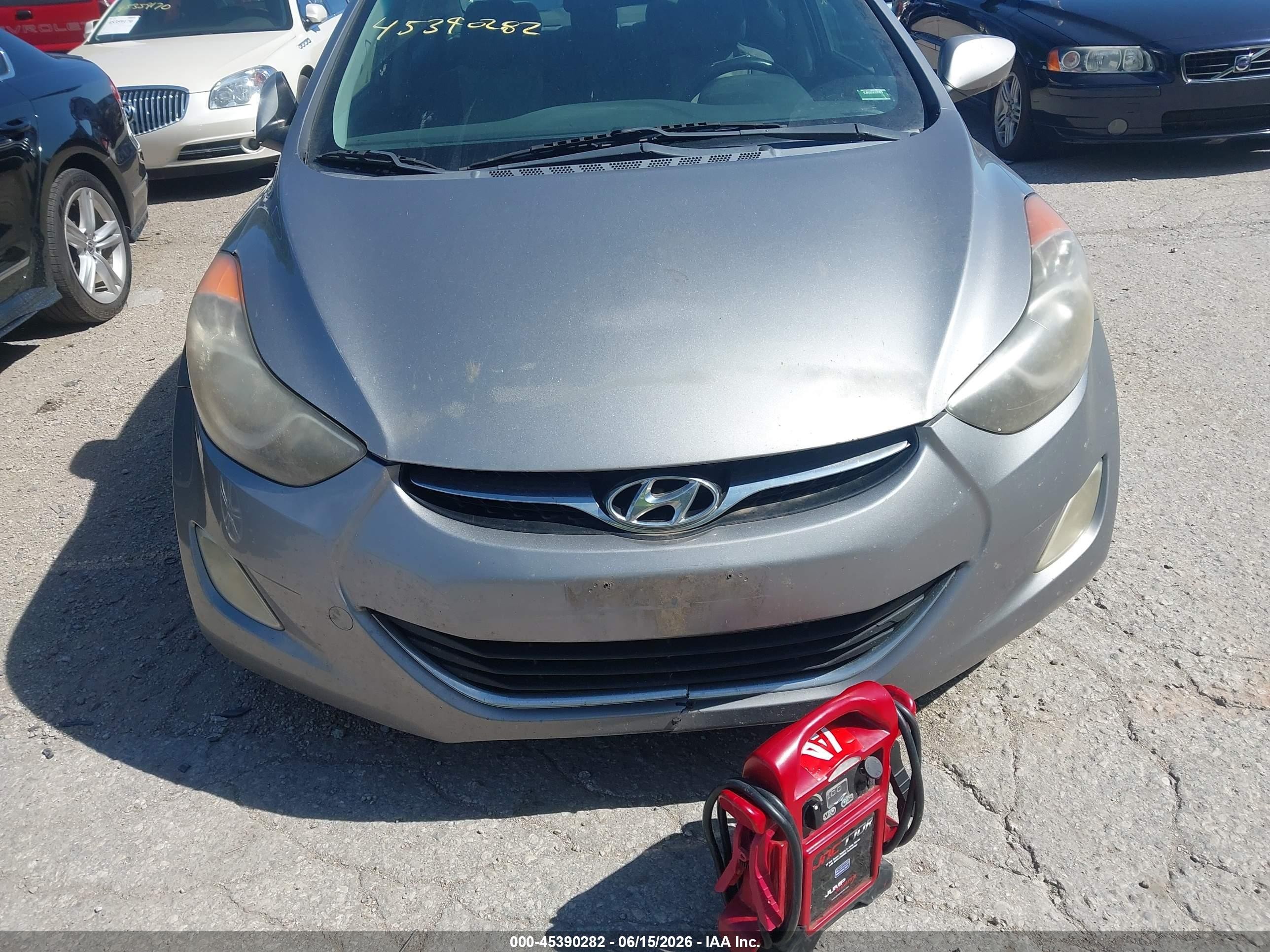 2012 Hyundai Elantra Gls (ulsan Plant) Gray vin: KMHDH4AE0CU183517