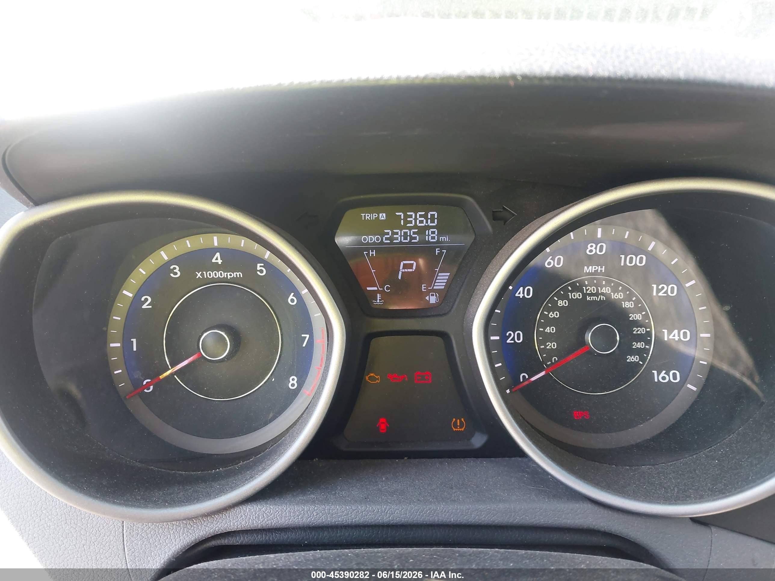 2012 Hyundai Elantra Gls (ulsan Plant) Gray vin: KMHDH4AE0CU183517