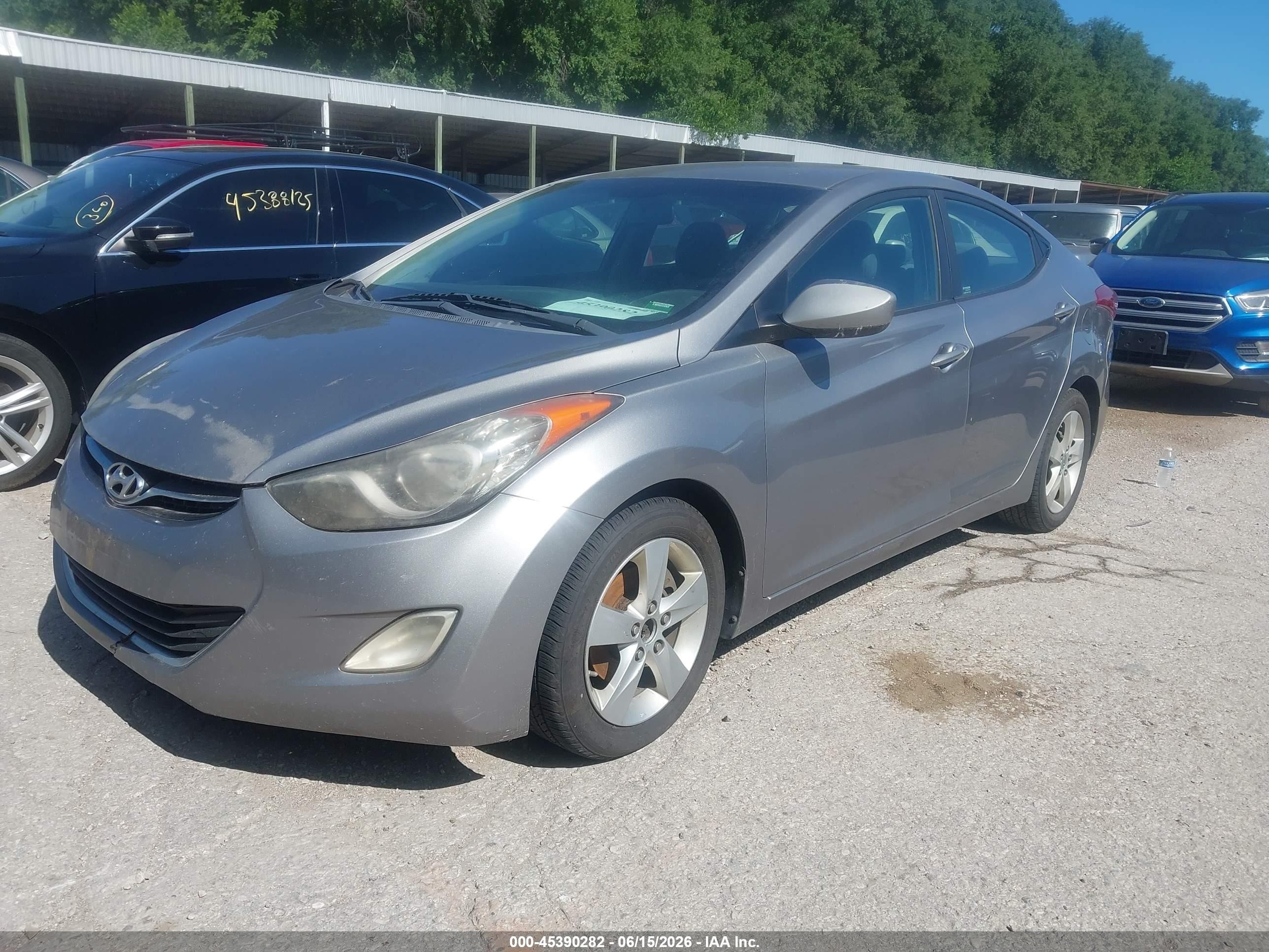 2012 Hyundai Elantra Gls (ulsan Plant) Gray vin: KMHDH4AE0CU183517