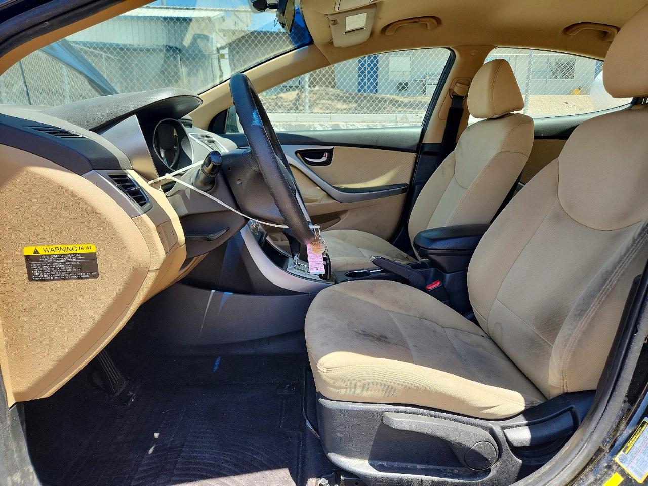 2012 Hyundai Elantra Gls Black vin: KMHDH4AE0CU191245