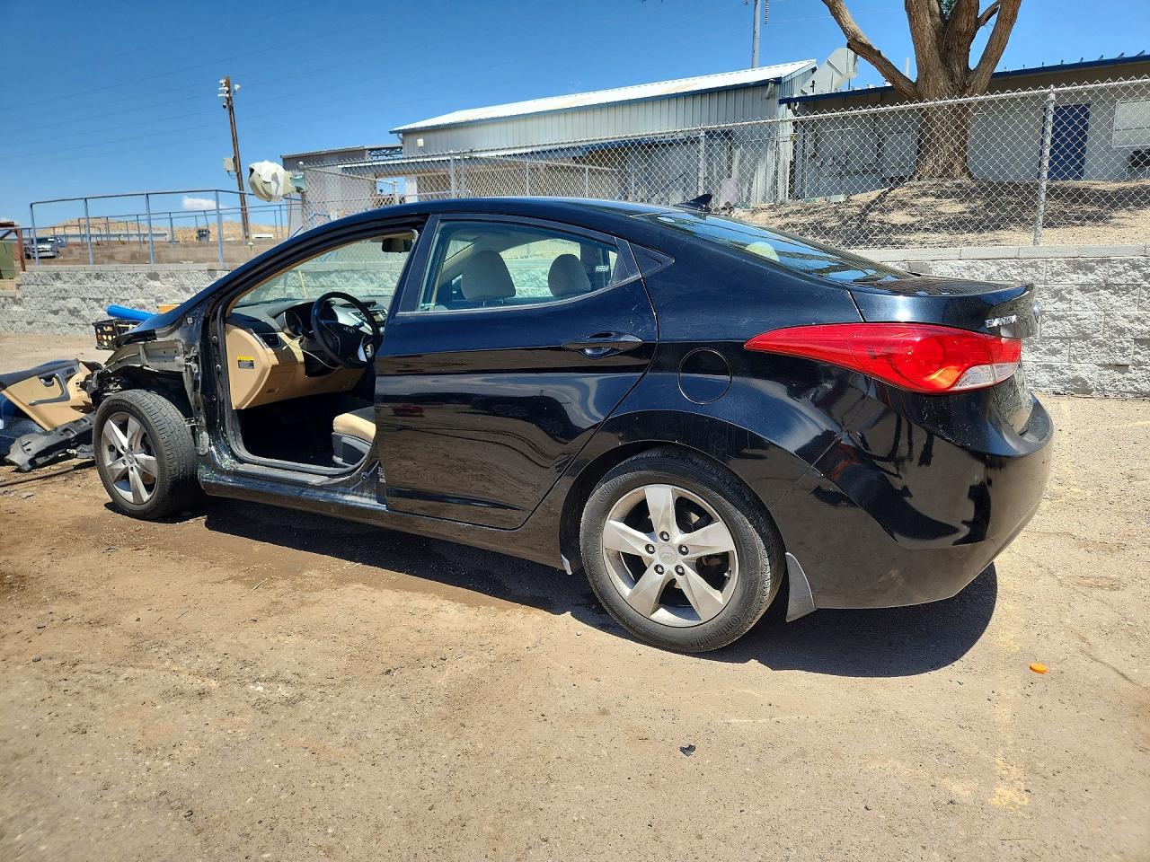 2012 Hyundai Elantra Gls Black vin: KMHDH4AE0CU191245