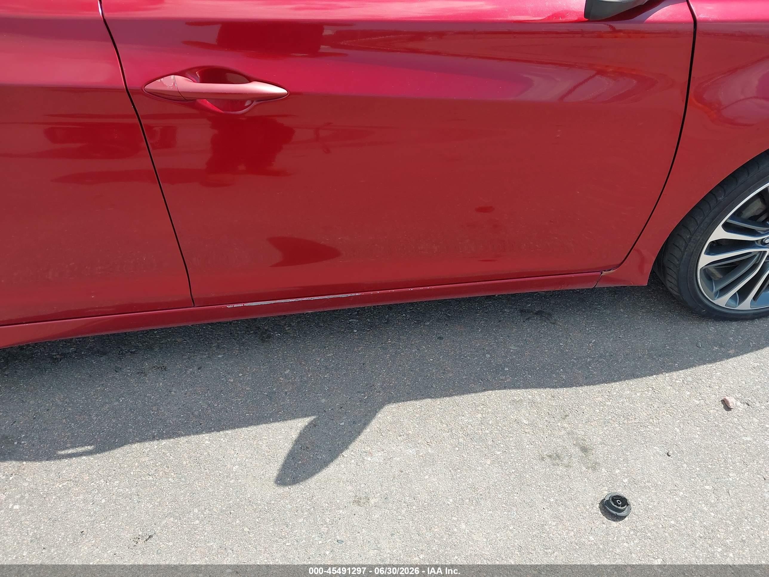 2012 Hyundai Elantra Limited (ulsan Plant) Red vin: KMHDH4AE0CU192797