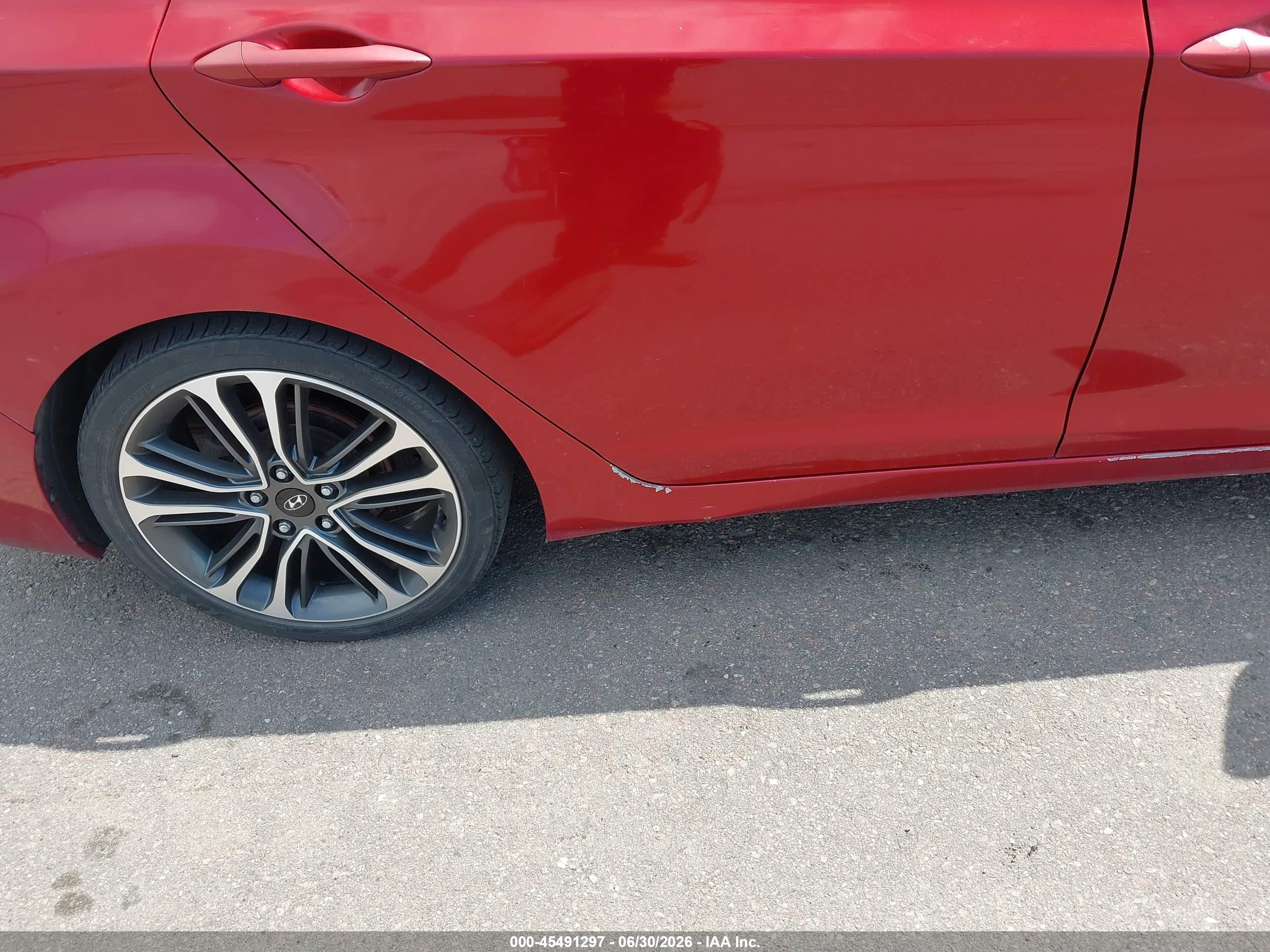 2012 Hyundai Elantra Limited (ulsan Plant) Red vin: KMHDH4AE0CU192797