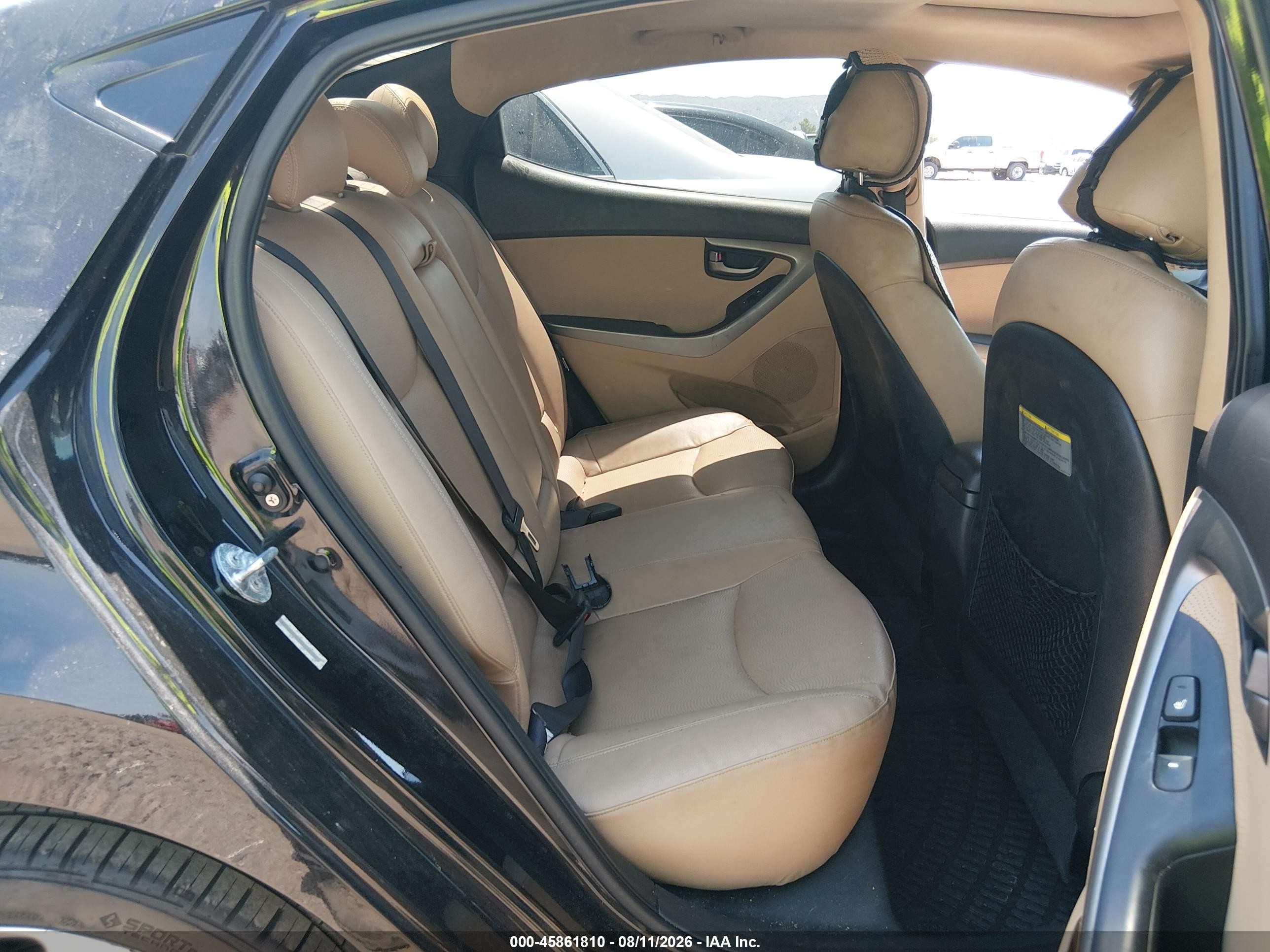 2012 Hyundai Elantra Limited (ulsan Plant) Black vin: KMHDH4AE0CU212112