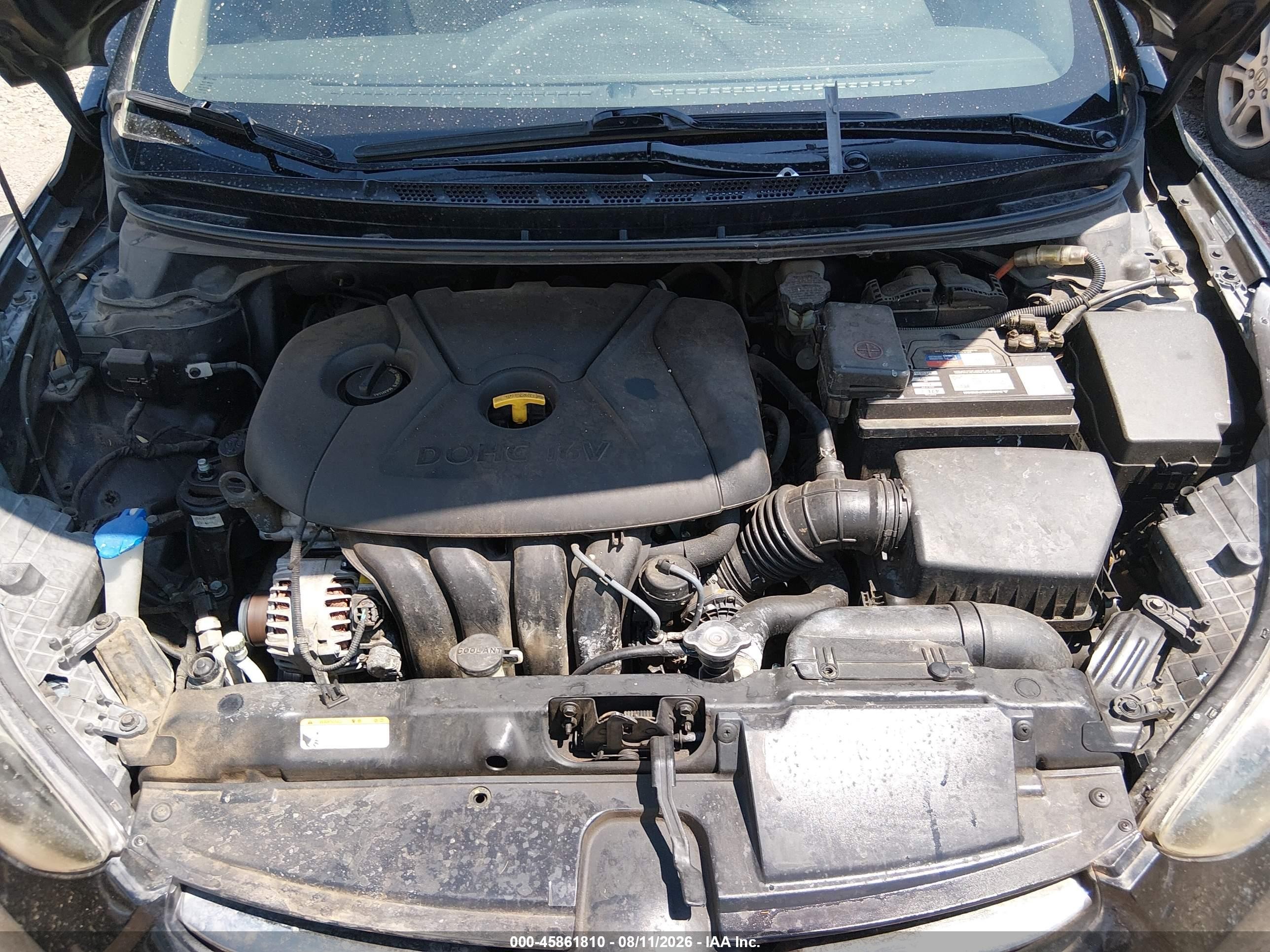 2012 Hyundai Elantra Limited (ulsan Plant) Black vin: KMHDH4AE0CU212112