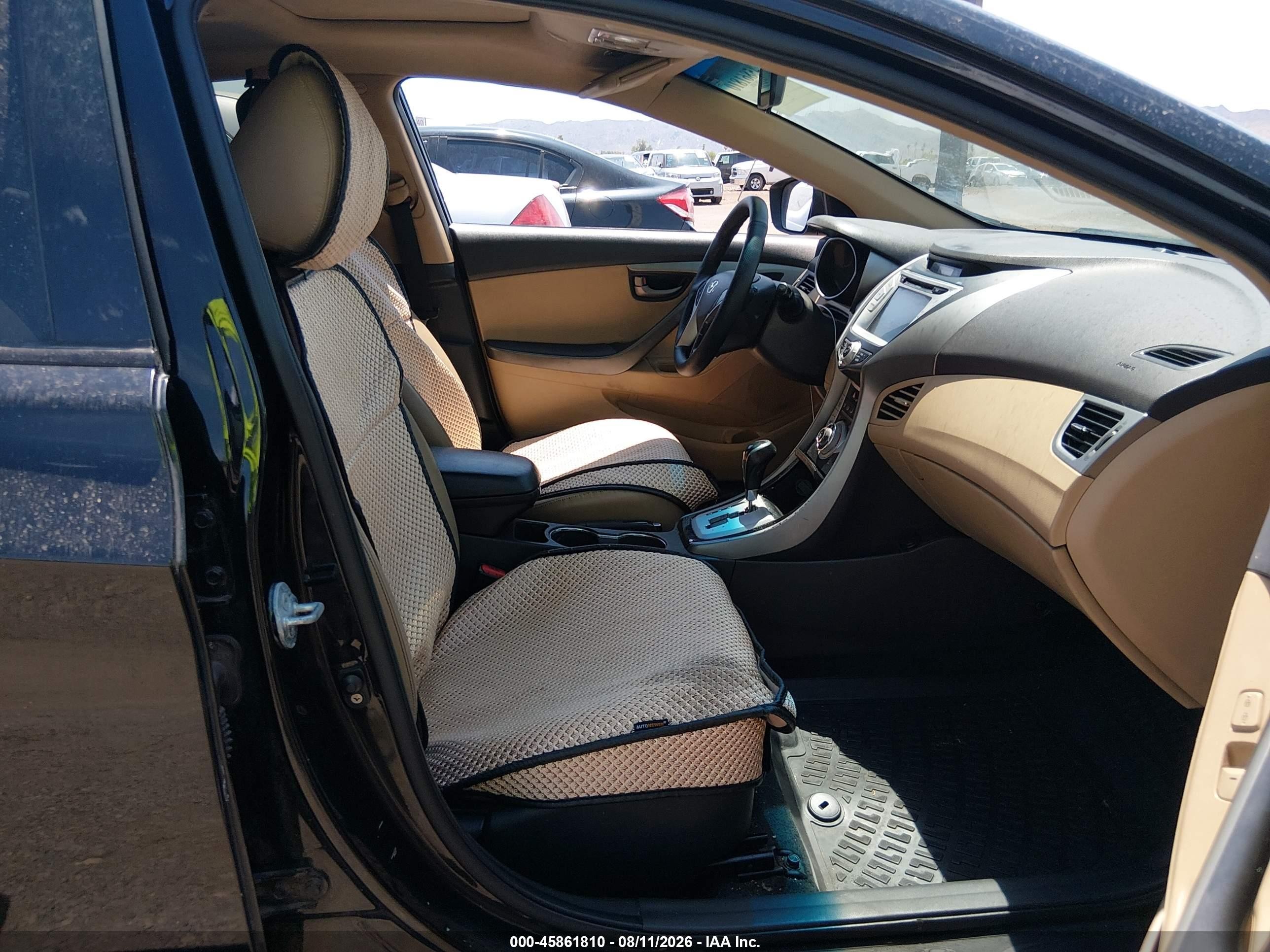 2012 Hyundai Elantra Limited (ulsan Plant) Black vin: KMHDH4AE0CU212112