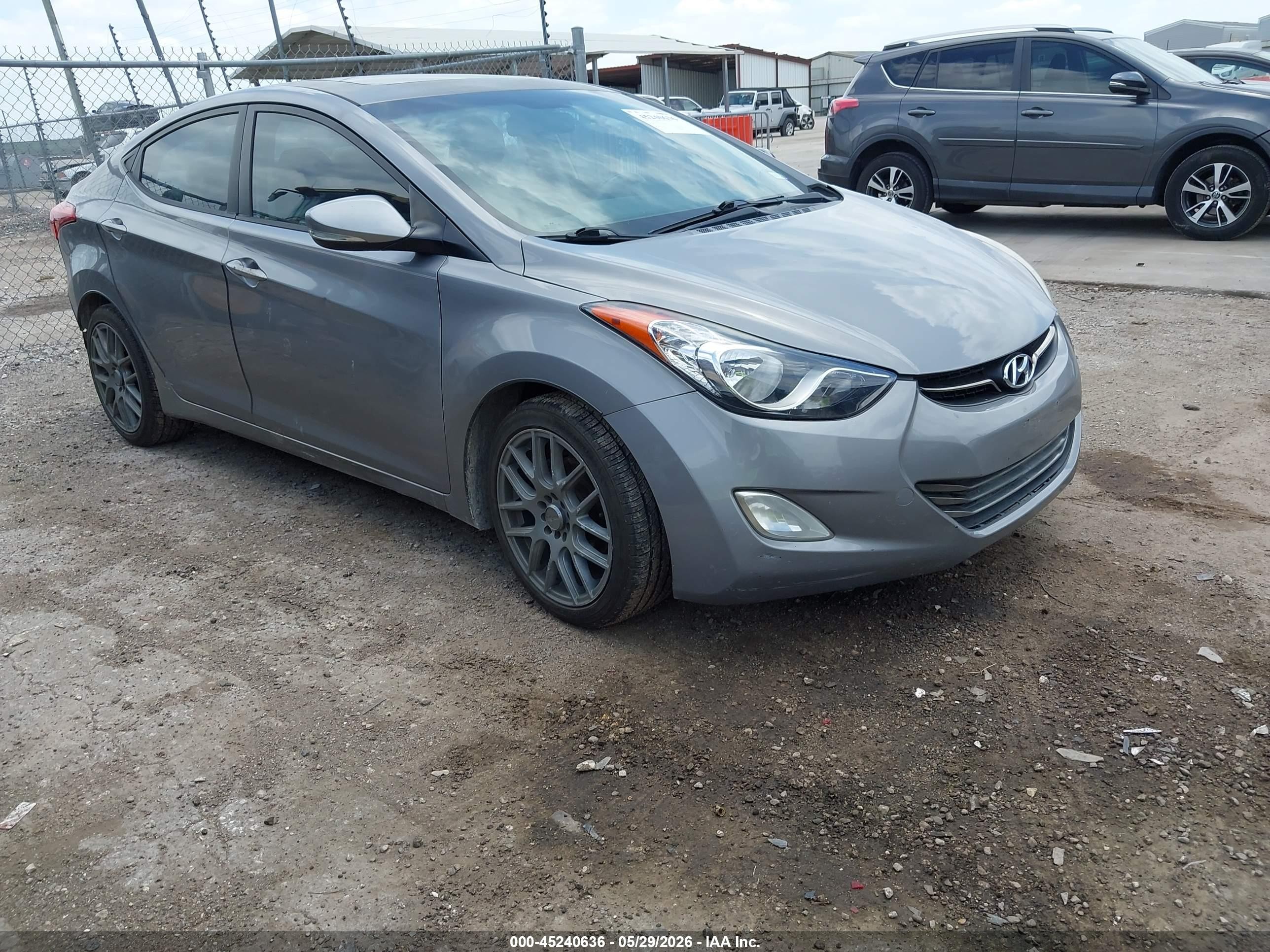 2012 Hyundai Elantra Limited (ulsan Plant) Gray vin: KMHDH4AE0CU272858