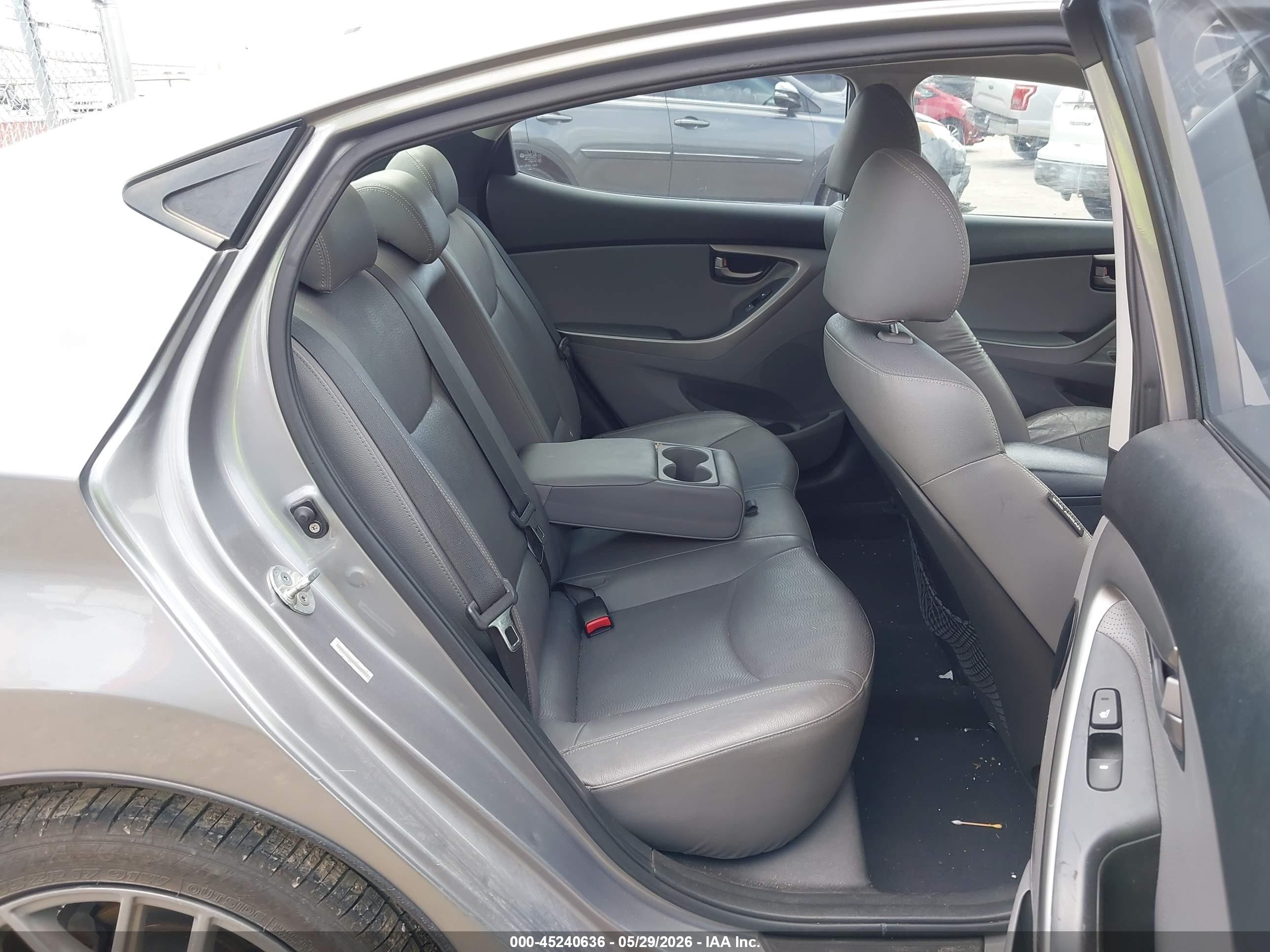 2012 Hyundai Elantra Limited (ulsan Plant) Gray vin: KMHDH4AE0CU272858
