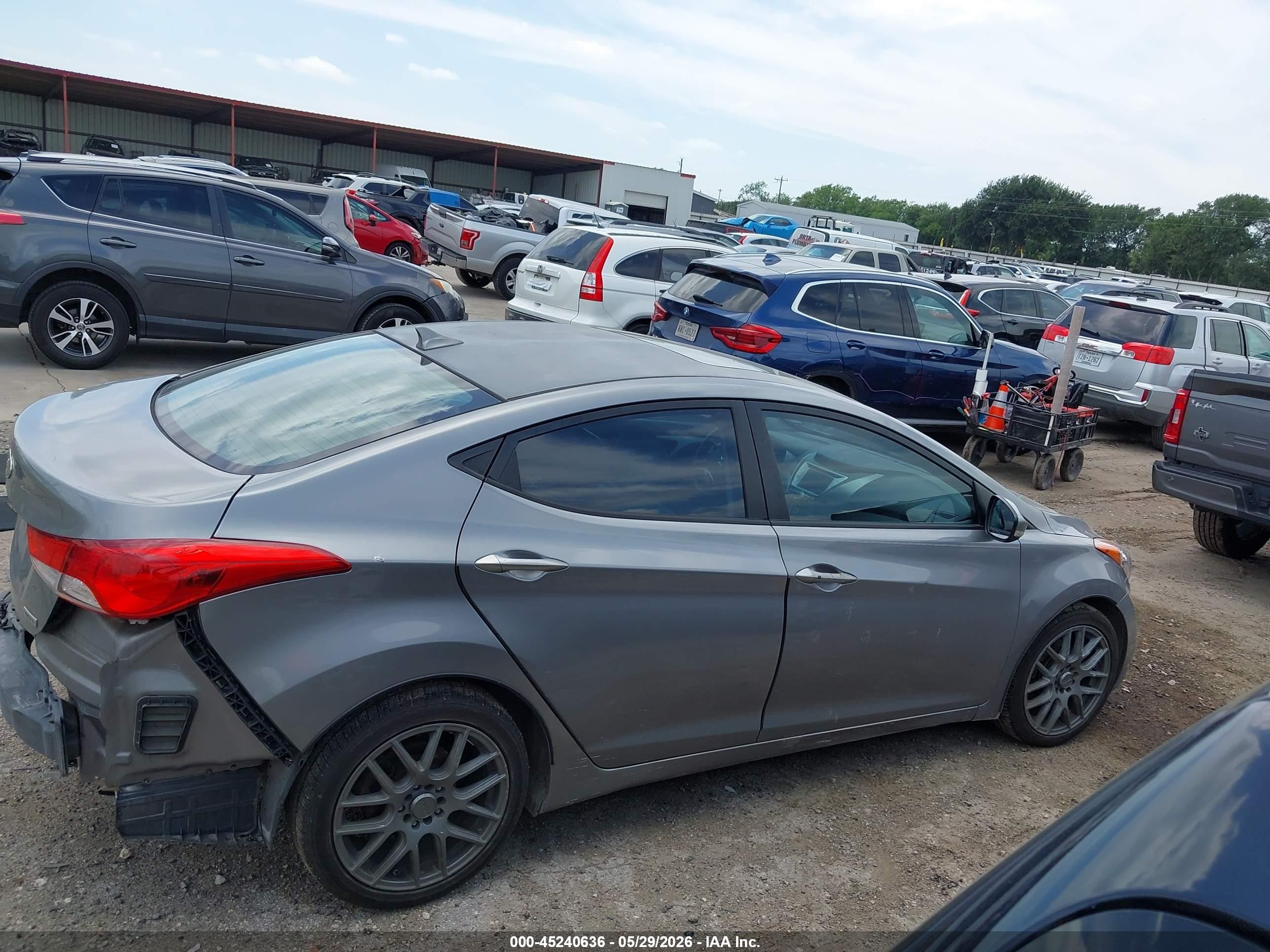 2012 Hyundai Elantra Limited (ulsan Plant) Gray vin: KMHDH4AE0CU272858