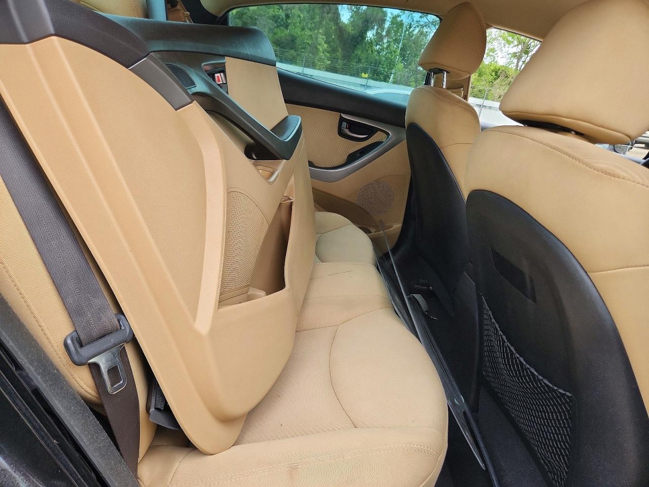 2012 Hyundai Elantra Gls Black vin: KMHDH4AE0CU305339