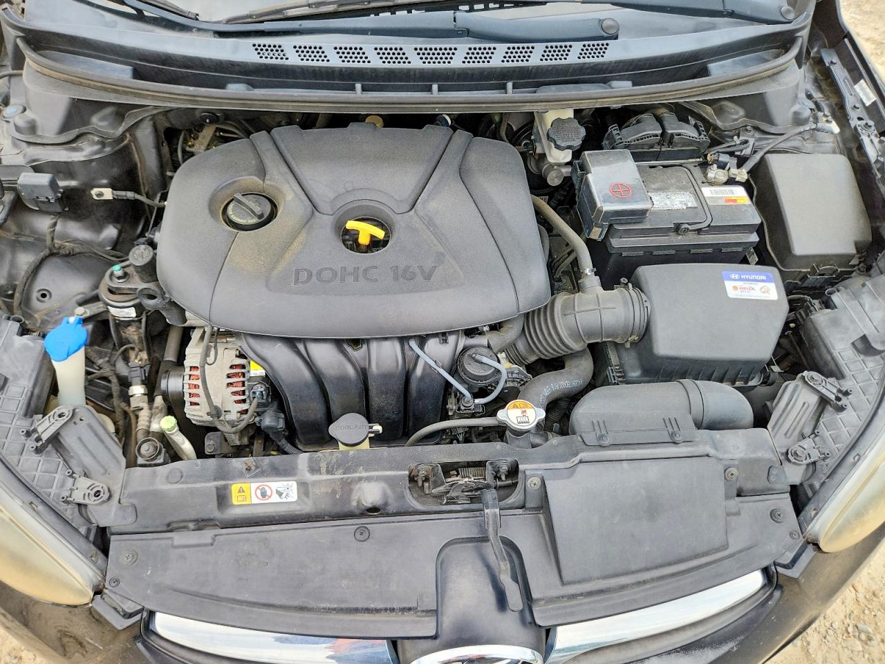 2012 Hyundai Elantra Gls Black vin: KMHDH4AE0CU305339