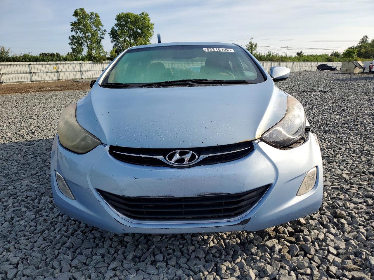 2012 Hyundai Elantra Gls Blue vin: KMHDH4AE0CU318852