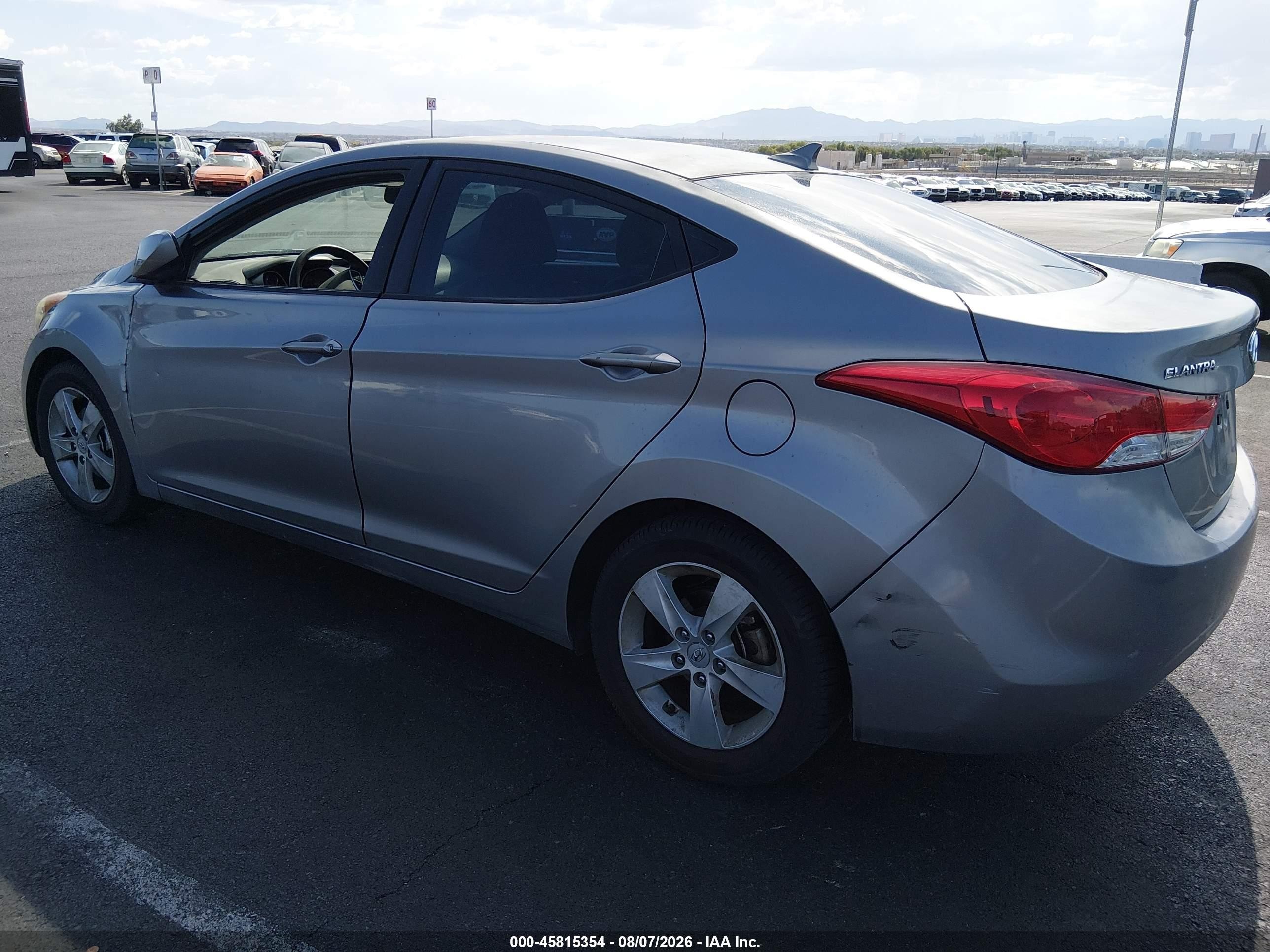 2012 Hyundai Elantra Gls (ulsan Plant) Gray vin: KMHDH4AE0CU320973