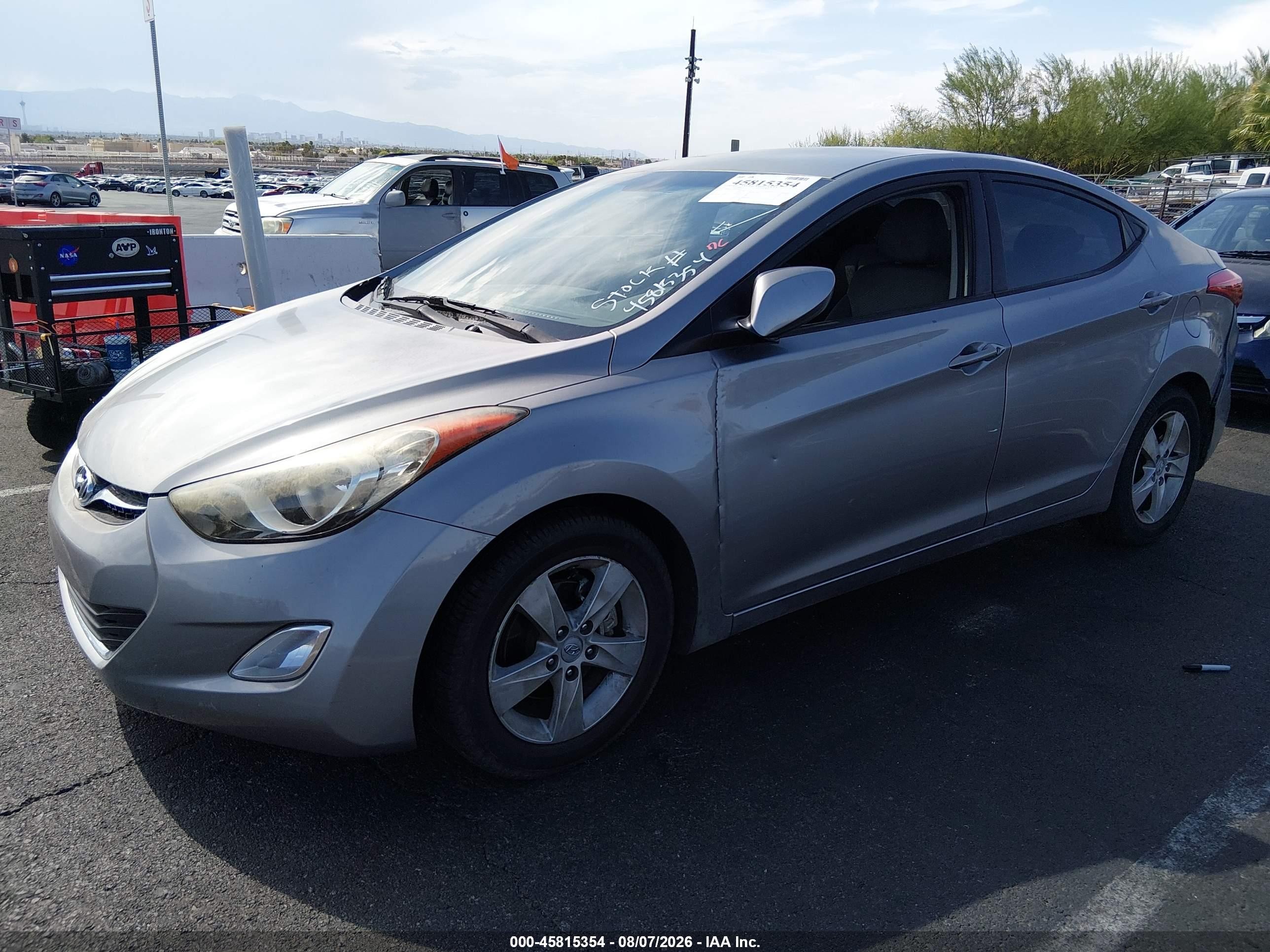 2012 Hyundai Elantra Gls (ulsan Plant) Gray vin: KMHDH4AE0CU320973