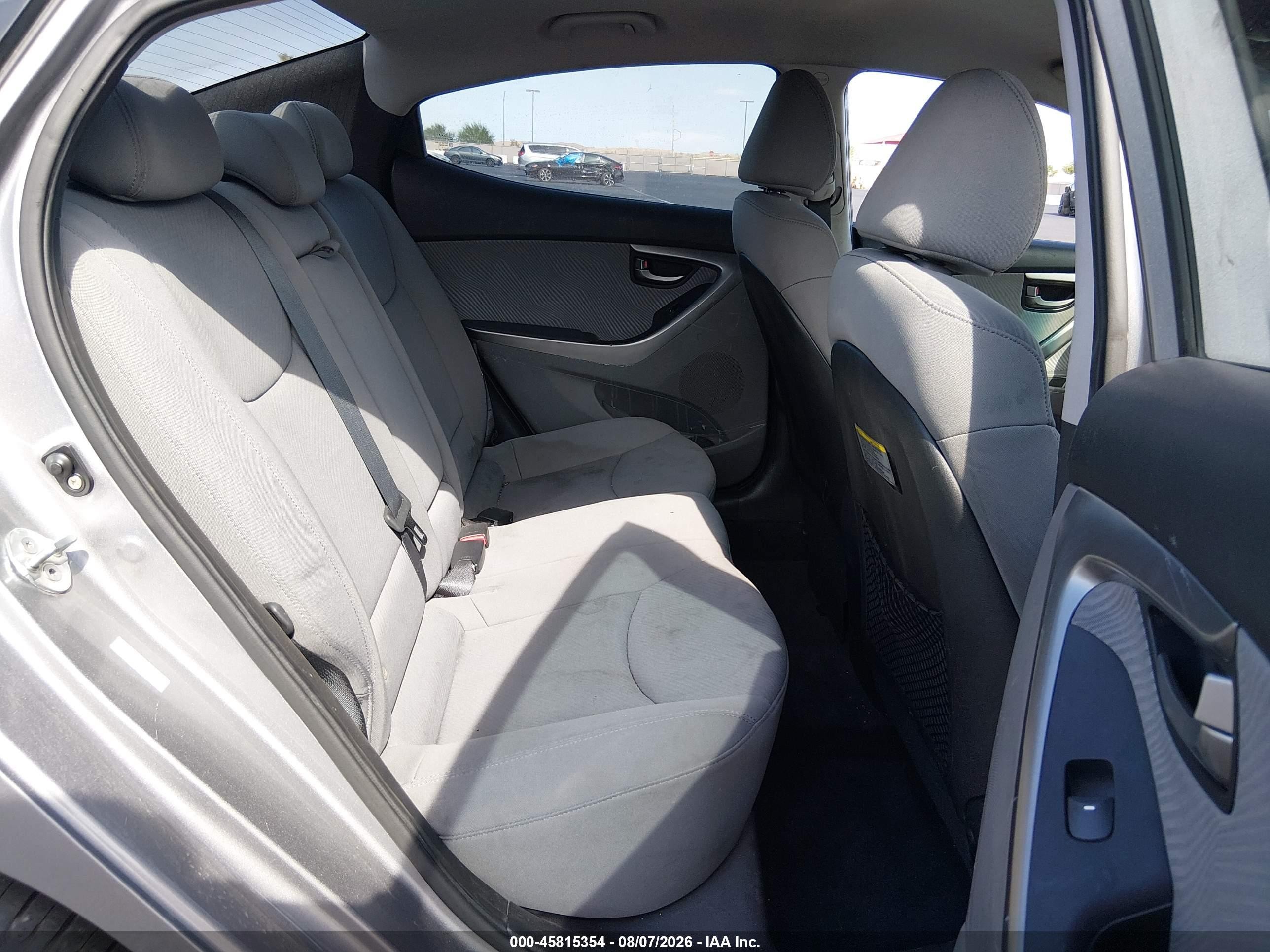 2012 Hyundai Elantra Gls (ulsan Plant) Gray vin: KMHDH4AE0CU320973