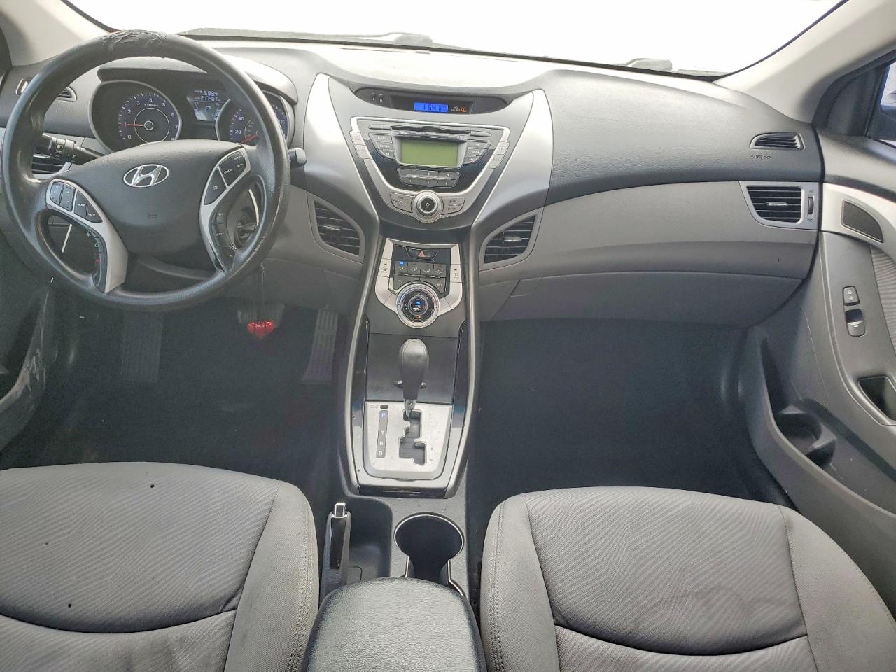 2012 Hyundai Elantra Gls Black vin: KMHDH4AE0CU331438