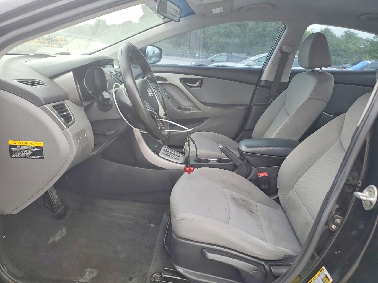 2012 Hyundai Elantra Gls Black vin: KMHDH4AE0CU331438