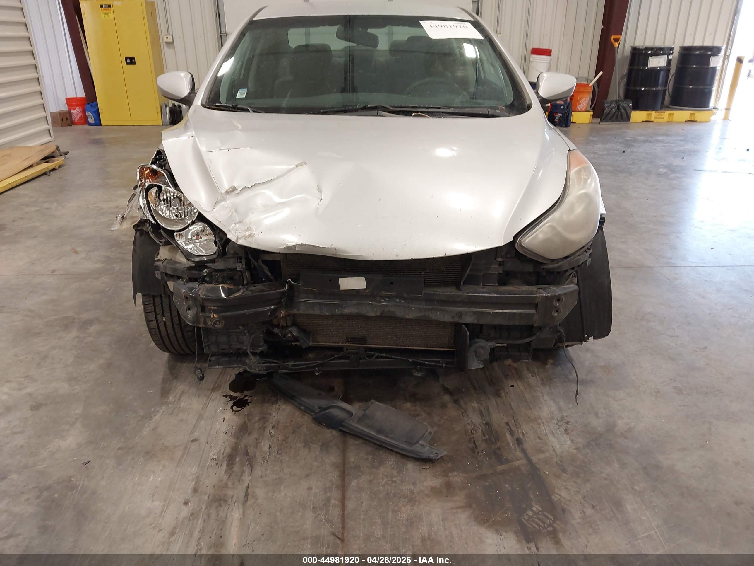 2012 Hyundai Elantra Gls (ulsan Plant) Silver vin: KMHDH4AE0CU375584