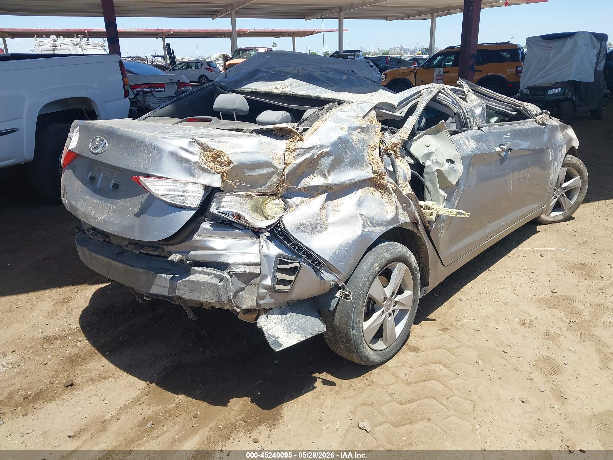 2012 Hyundai Elantra Gls (ulsan Plant) Silver vin: KMHDH4AE0CU391350