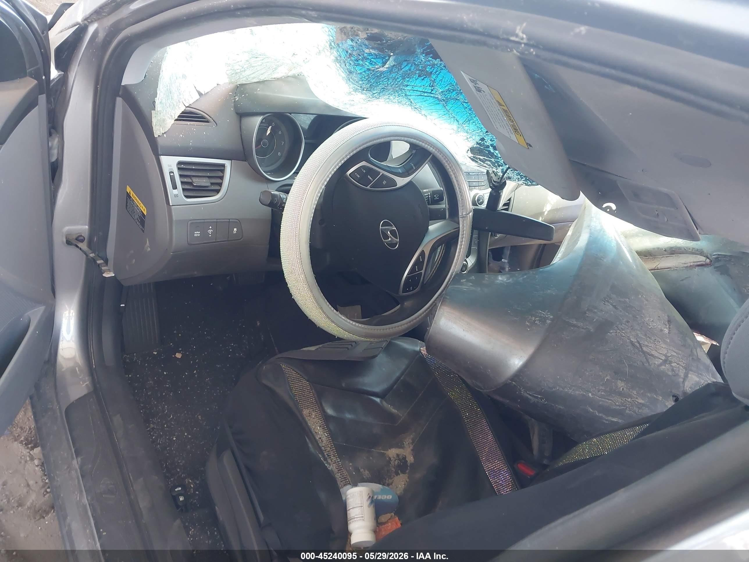 2012 Hyundai Elantra Gls (ulsan Plant) Silver vin: KMHDH4AE0CU391350