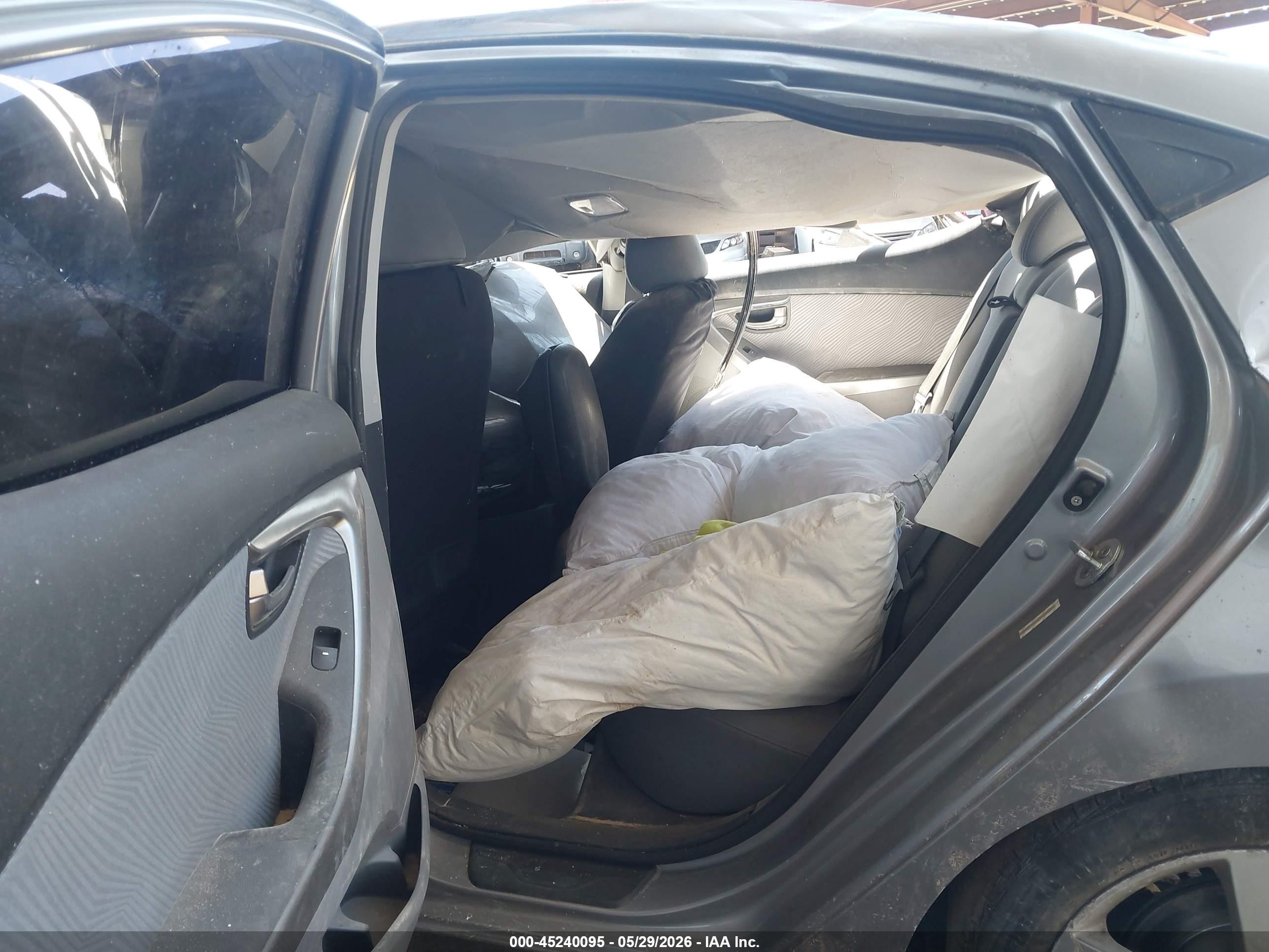 2012 Hyundai Elantra Gls (ulsan Plant) Silver vin: KMHDH4AE0CU391350