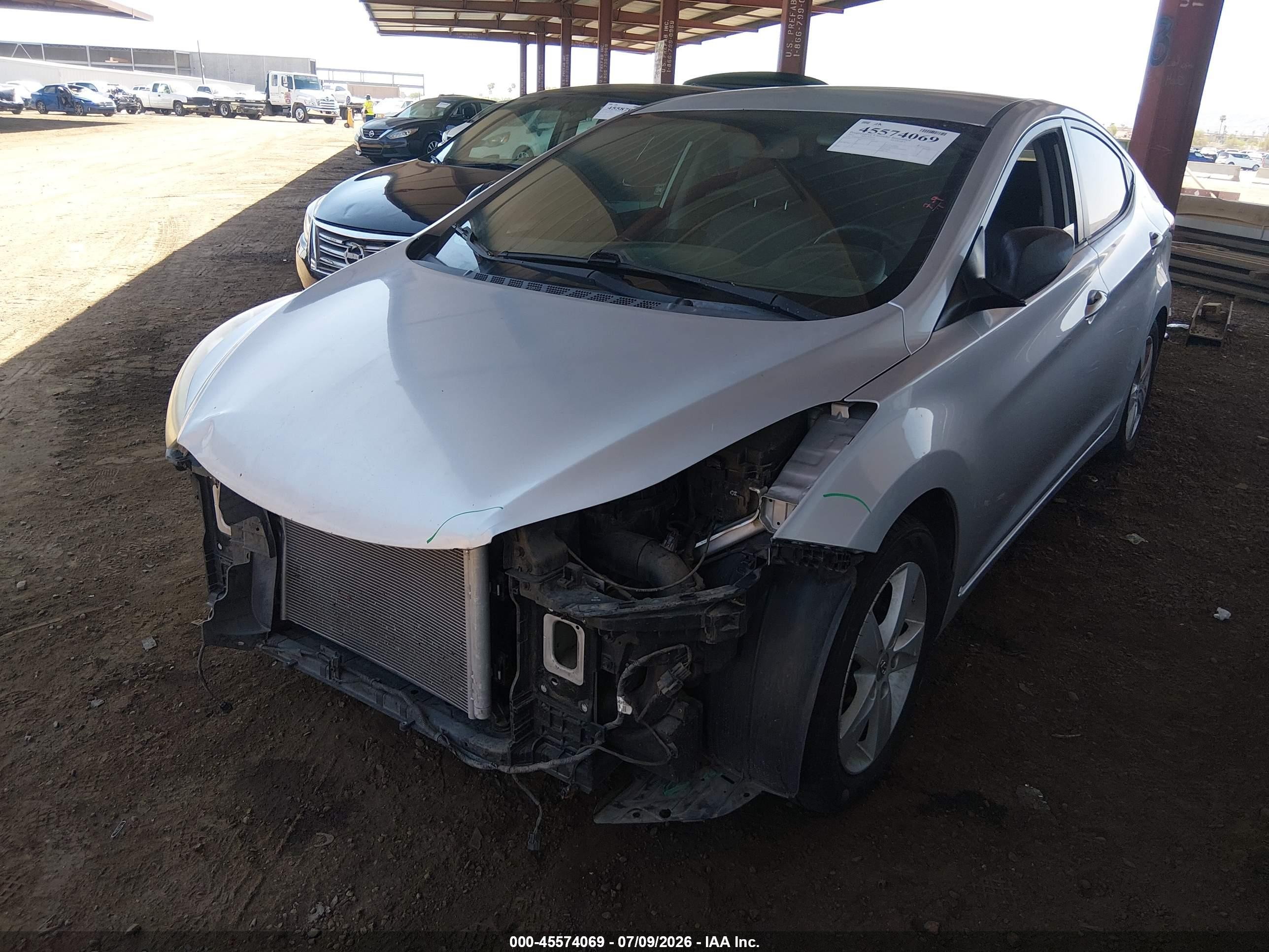 2012 Hyundai Elantra Gls (ulsan Plant) Silver vin: KMHDH4AE0CU410236