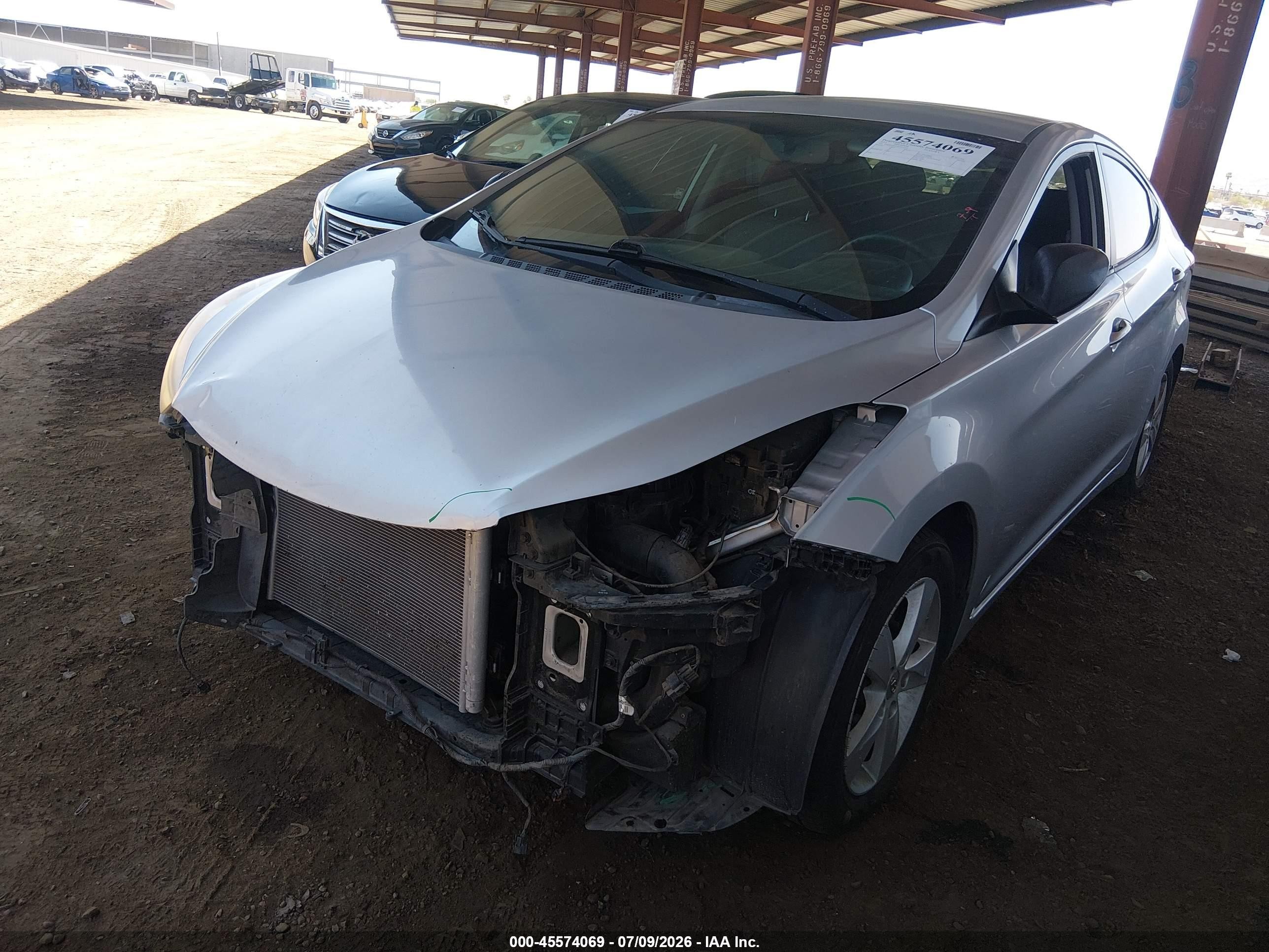 2012 Hyundai Elantra Gls (ulsan Plant) Silver vin: KMHDH4AE0CU410236