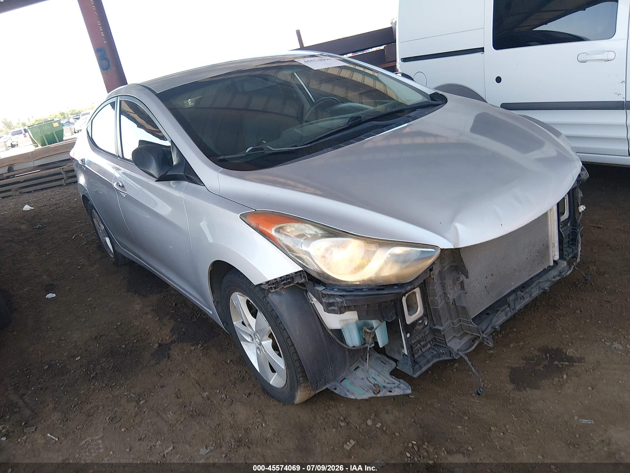 2012 Hyundai Elantra Gls (ulsan Plant) Silver vin: KMHDH4AE0CU410236