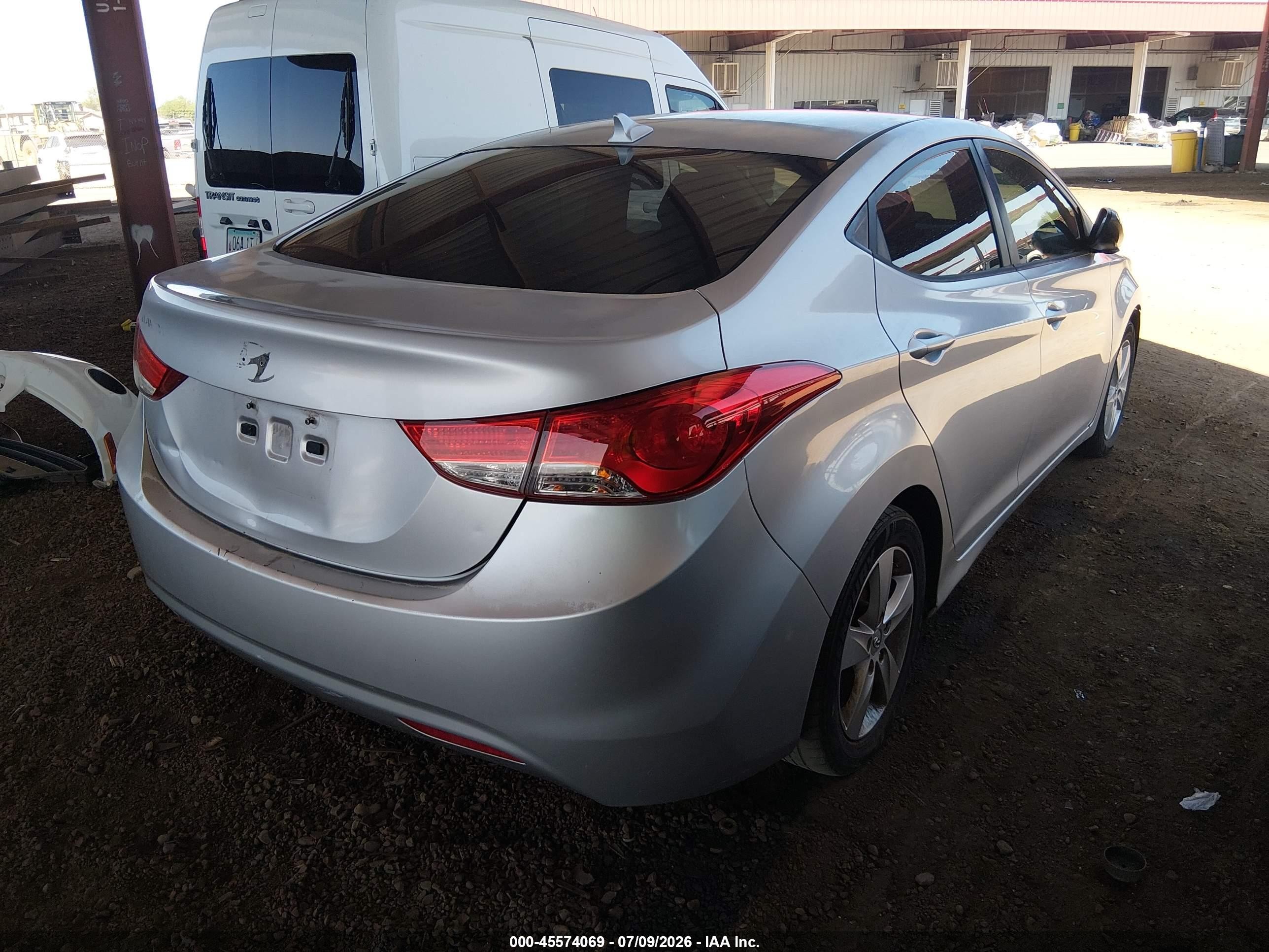 2012 Hyundai Elantra Gls (ulsan Plant) Silver vin: KMHDH4AE0CU410236