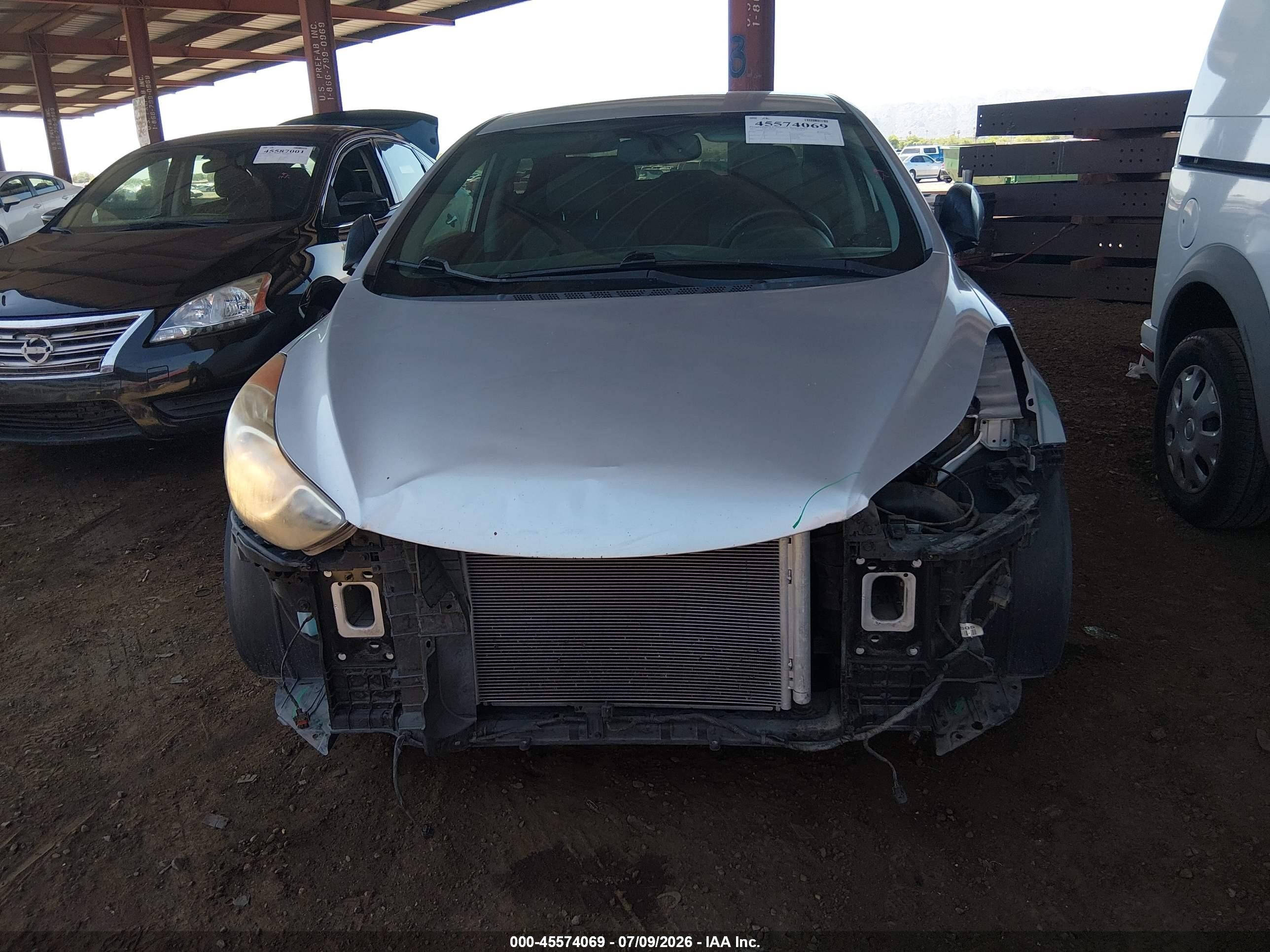 2012 Hyundai Elantra Gls (ulsan Plant) Silver vin: KMHDH4AE0CU410236