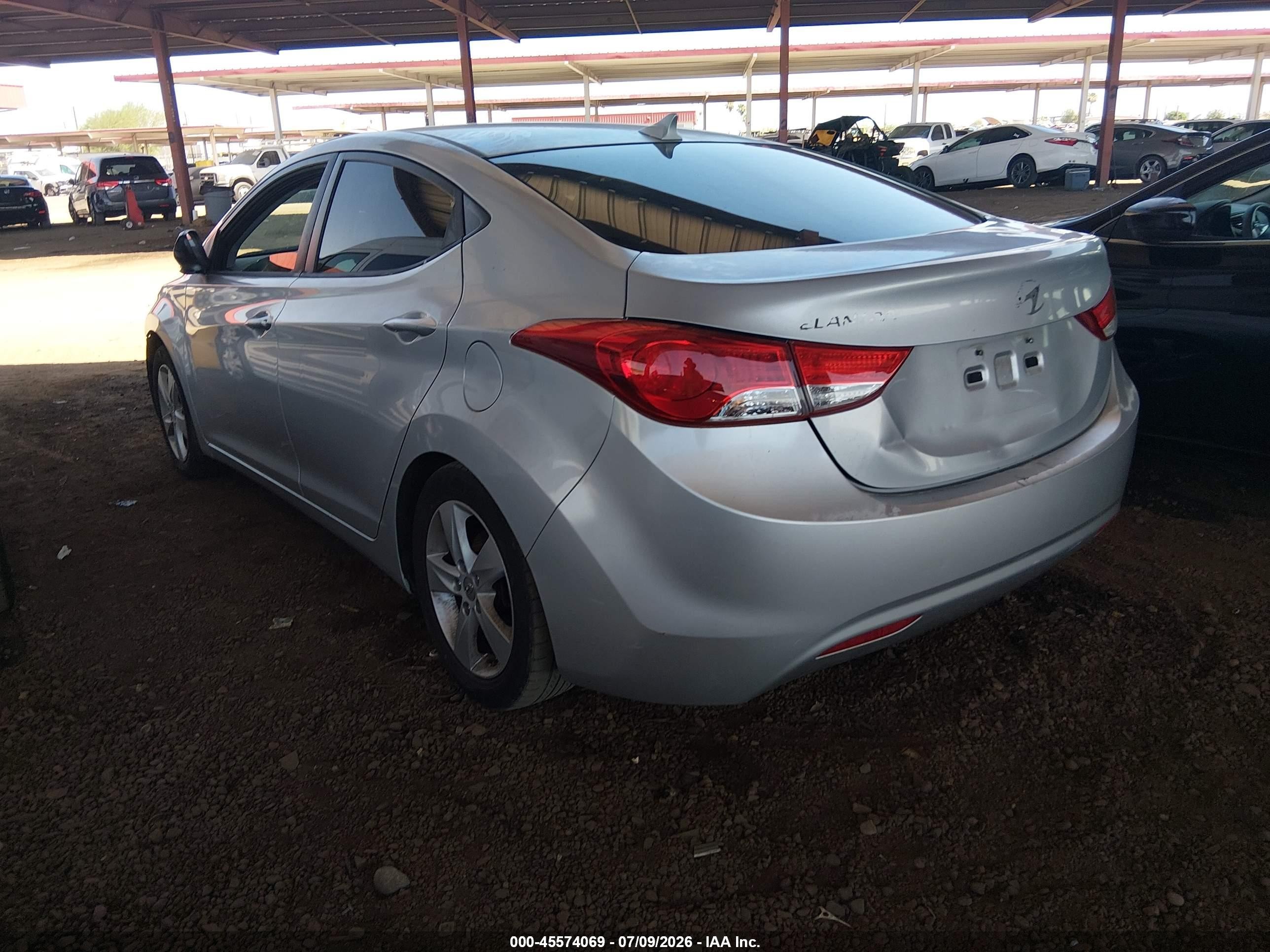 2012 Hyundai Elantra Gls (ulsan Plant) Silver vin: KMHDH4AE0CU410236
