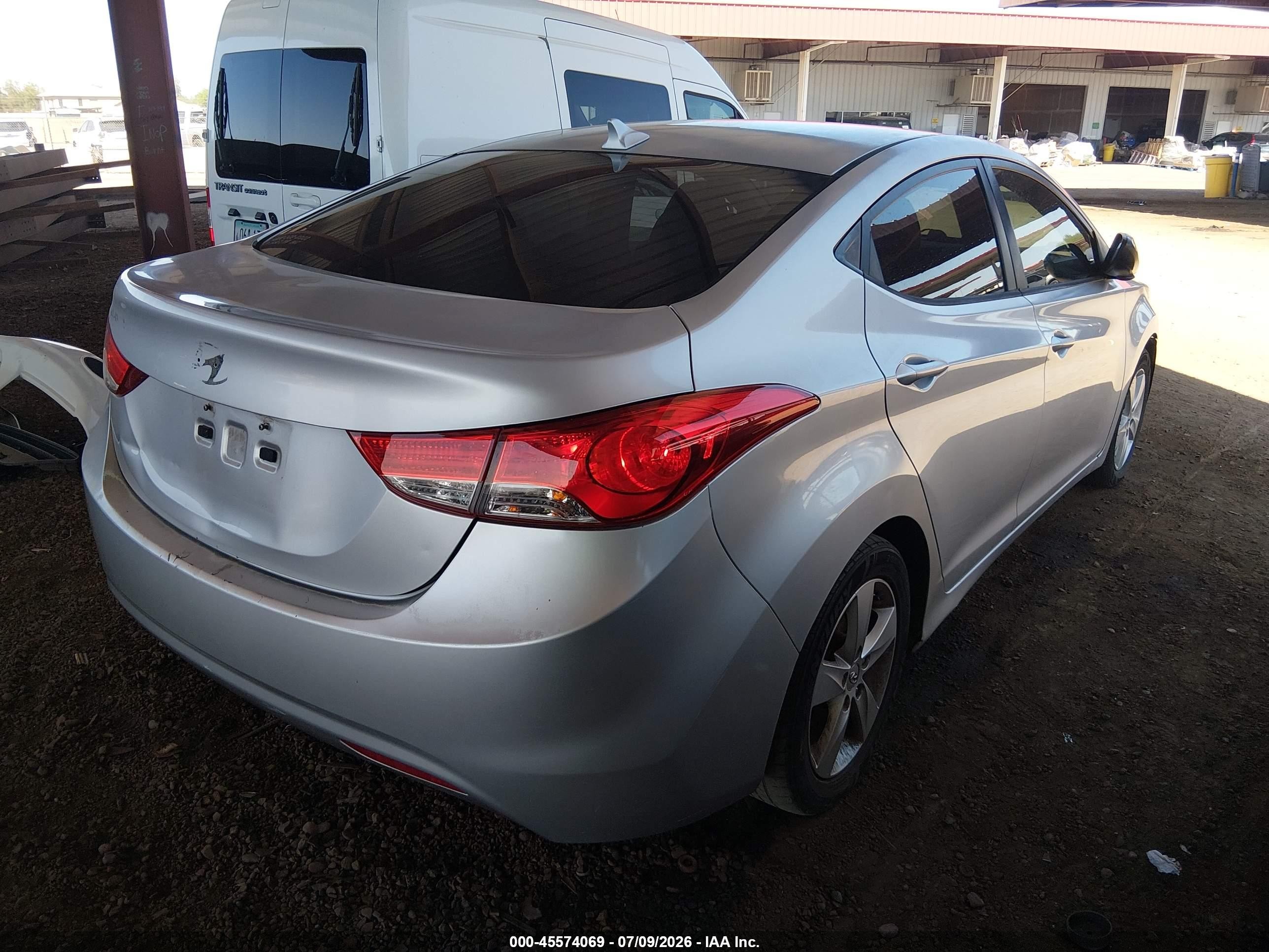 2012 Hyundai Elantra Gls (ulsan Plant) Silver vin: KMHDH4AE0CU410236