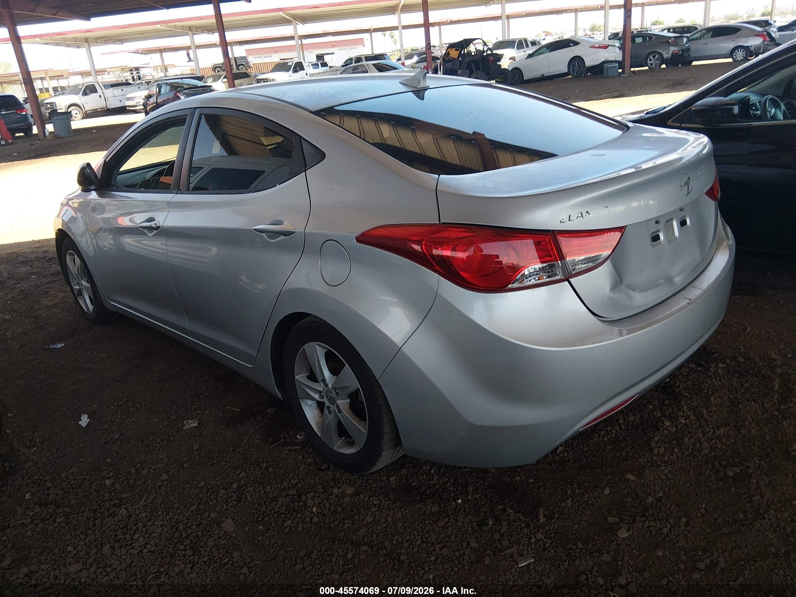 2012 Hyundai Elantra Gls (ulsan Plant) Silver vin: KMHDH4AE0CU410236