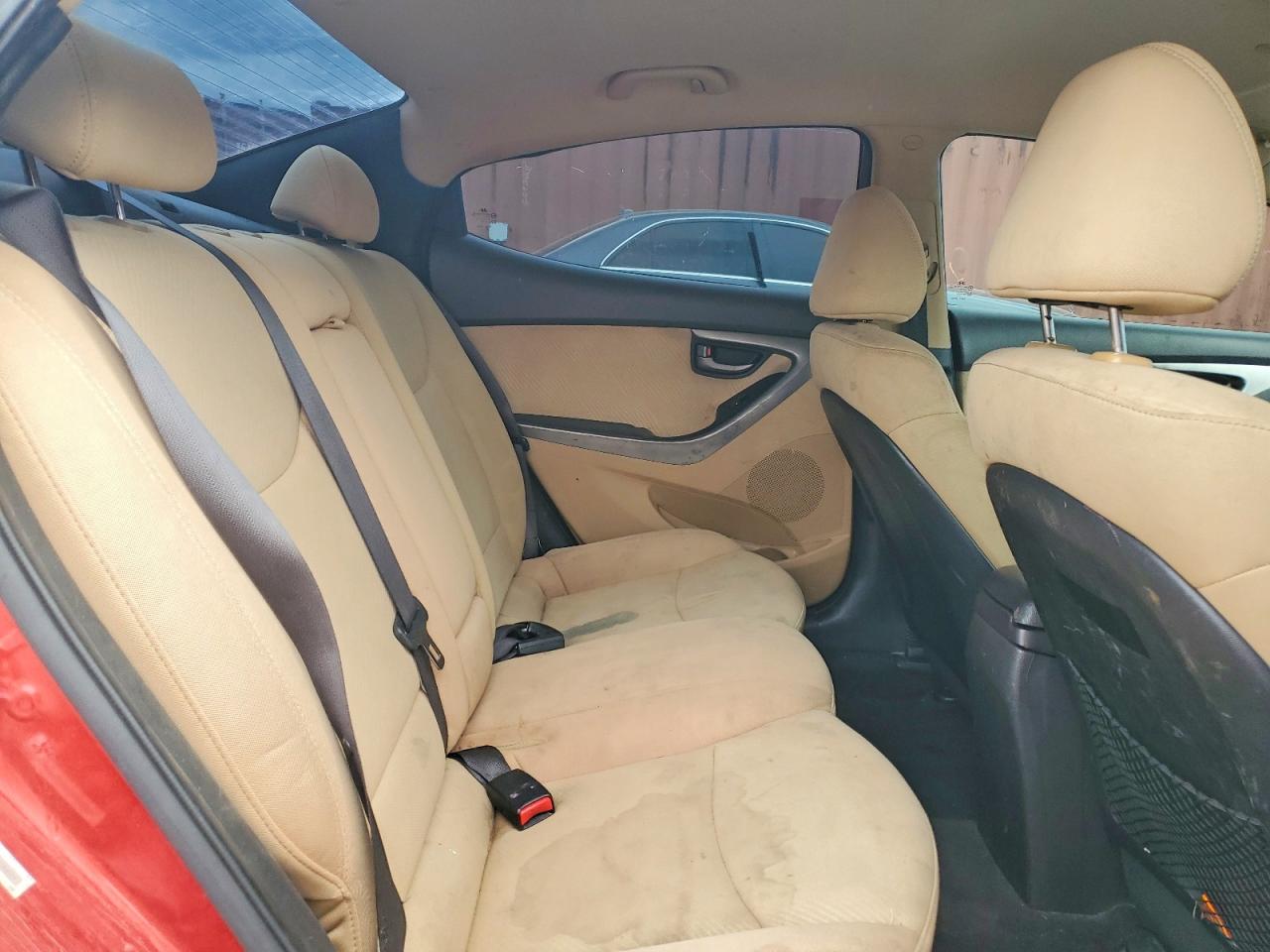 2012 Hyundai Elantra Gls Red vin: KMHDH4AE0CU428803