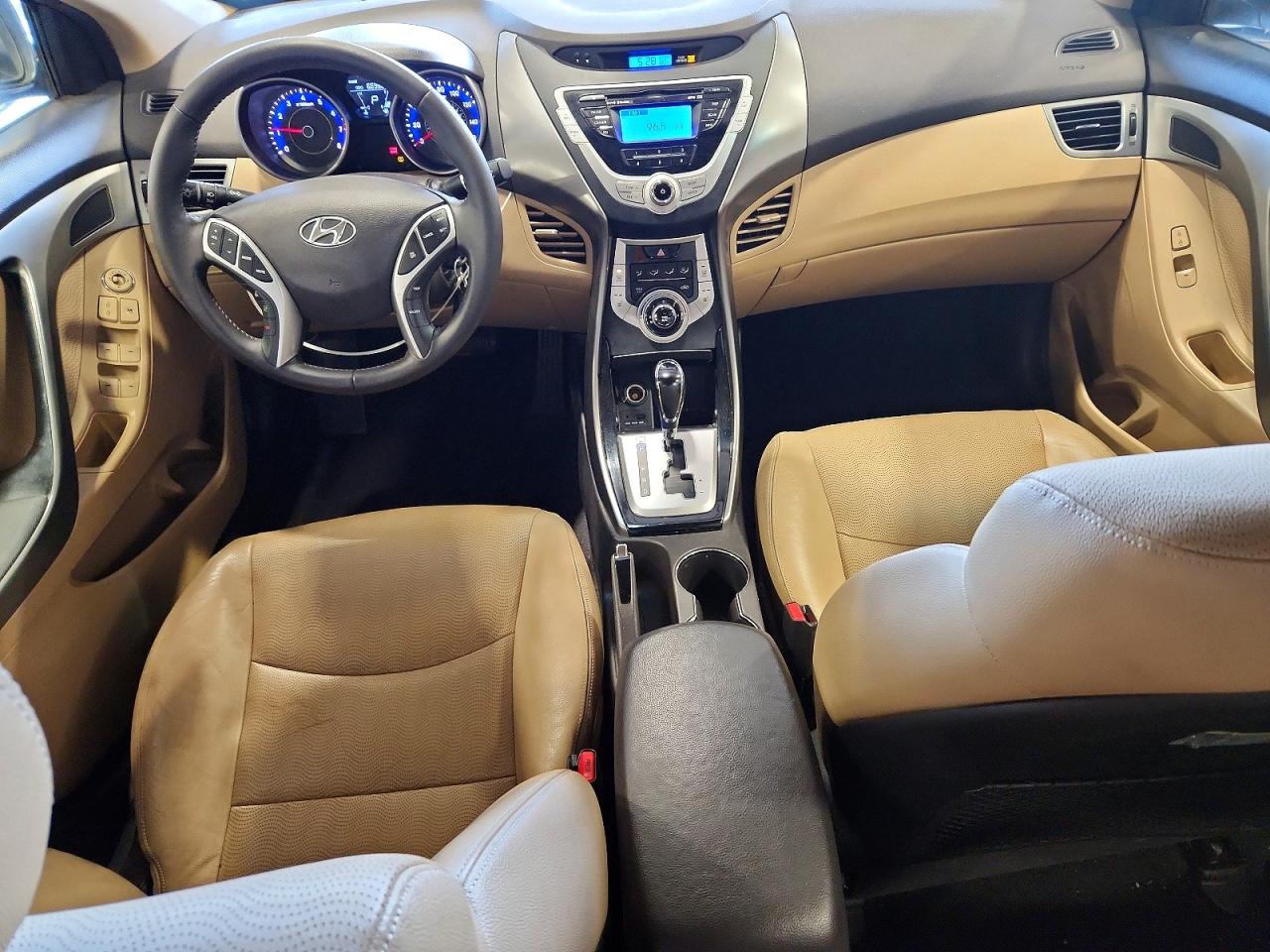 2012 Hyundai Elantra Limited Blue vin: KMHDH4AE0CU432902