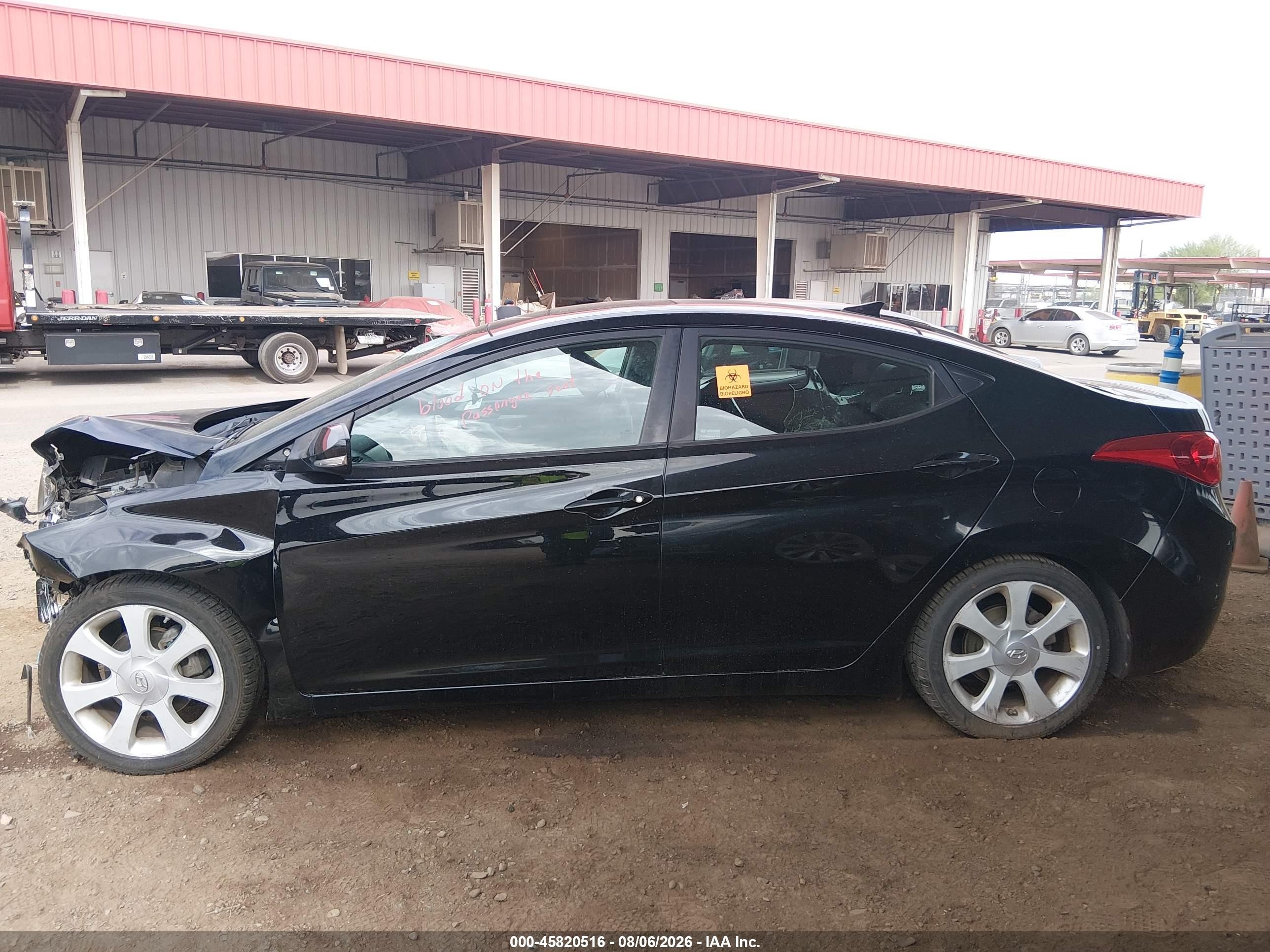 2012 Hyundai Elantra Limited (ulsan Plant) Black vin: KMHDH4AE0CU444600
