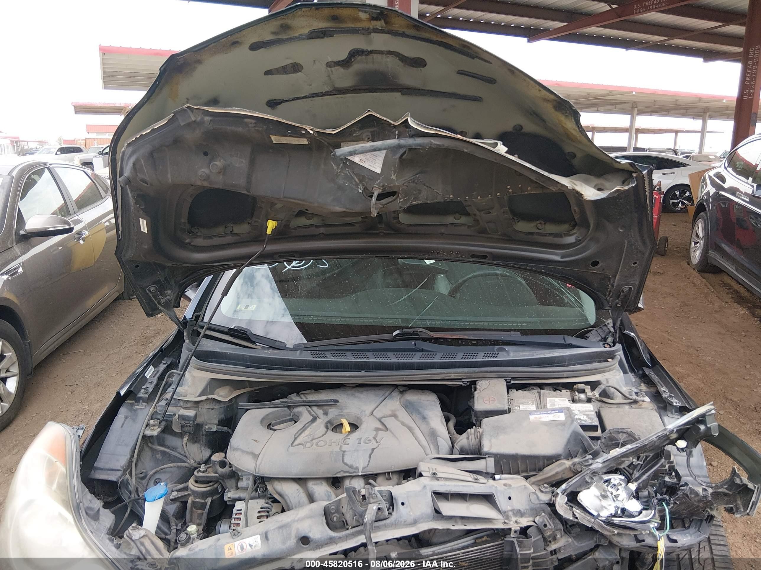 2012 Hyundai Elantra Limited (ulsan Plant) Black vin: KMHDH4AE0CU444600
